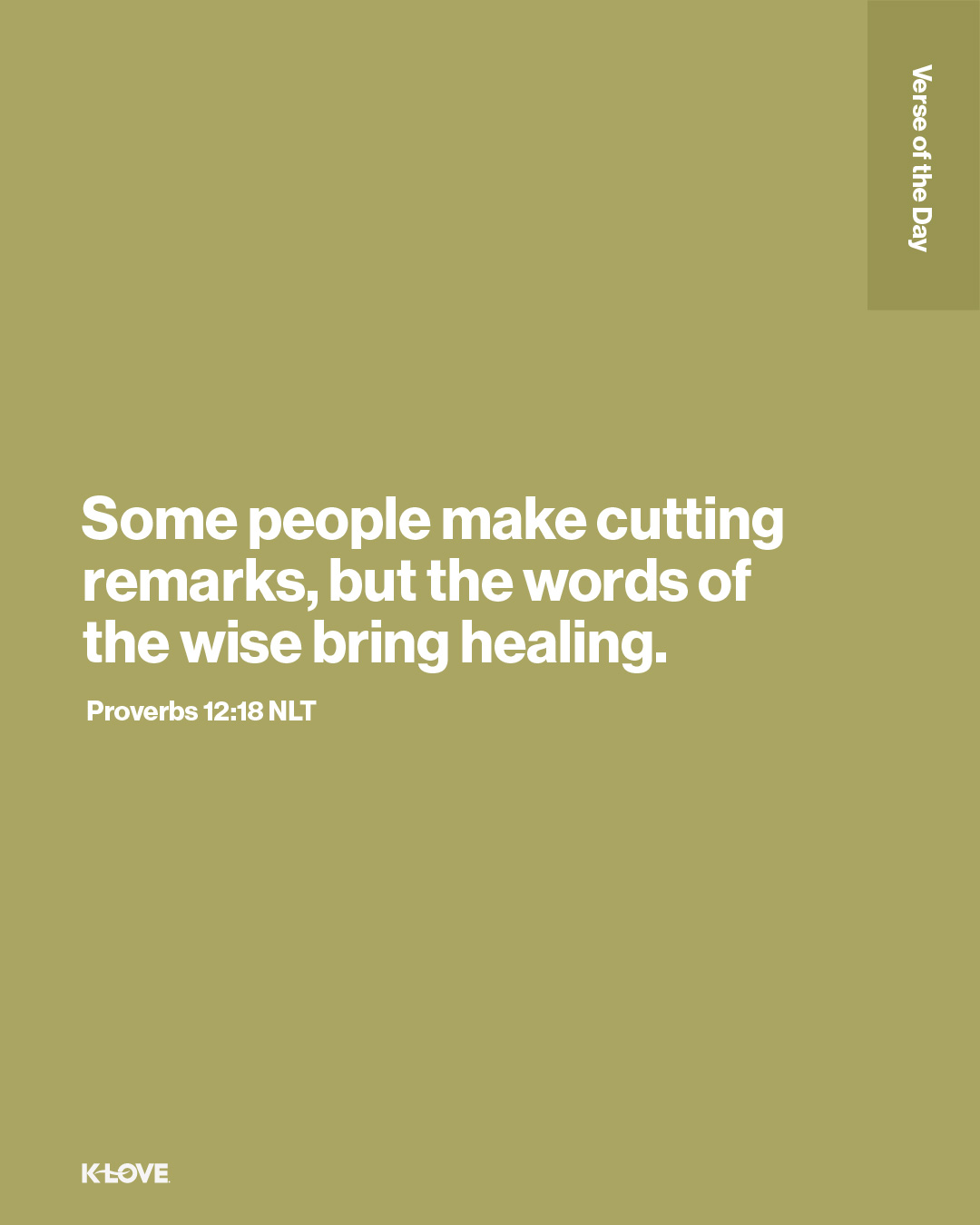 Some people make cutting remarks, but the words of the wise bring healing.
