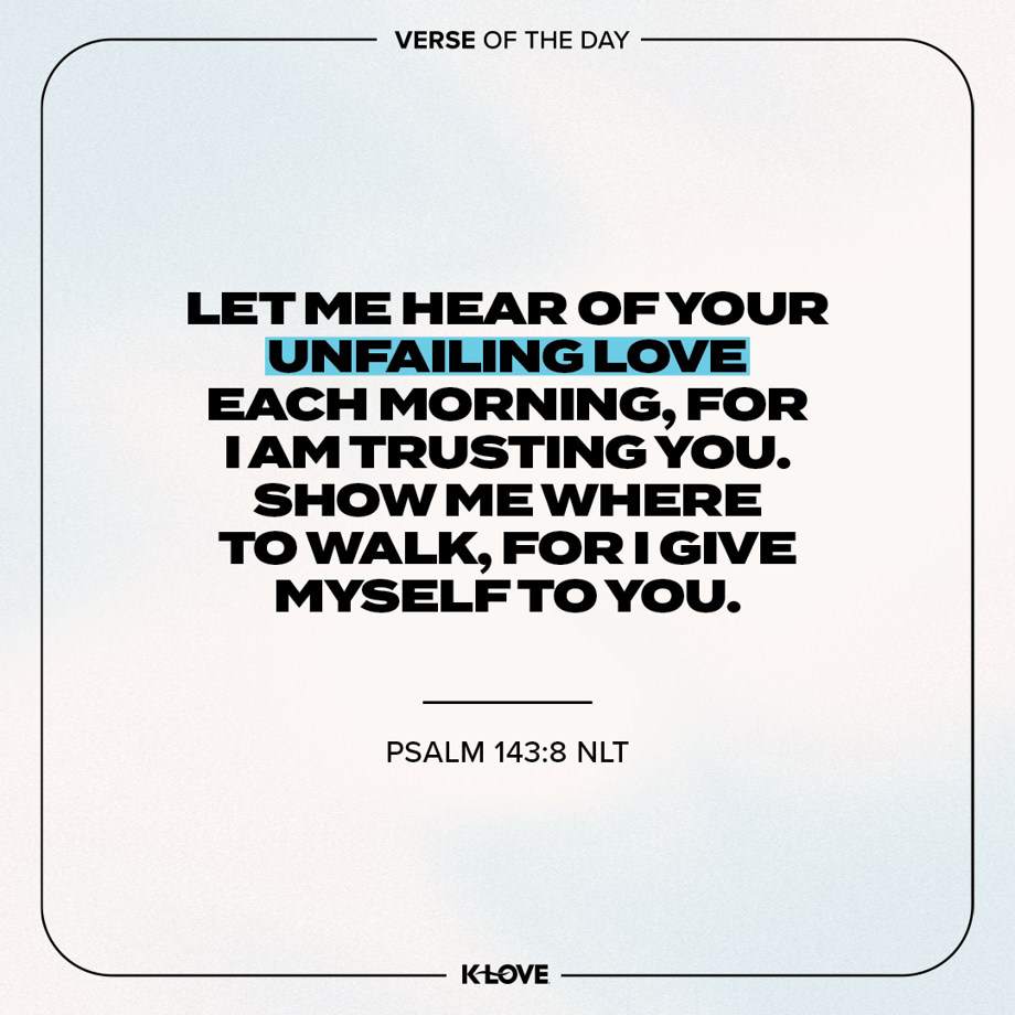 KLOVE's Verse of the Day Positive Encouraging KLOVE