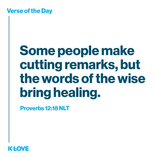 Some people make cutting remarks, but the words of the wise bring healing.