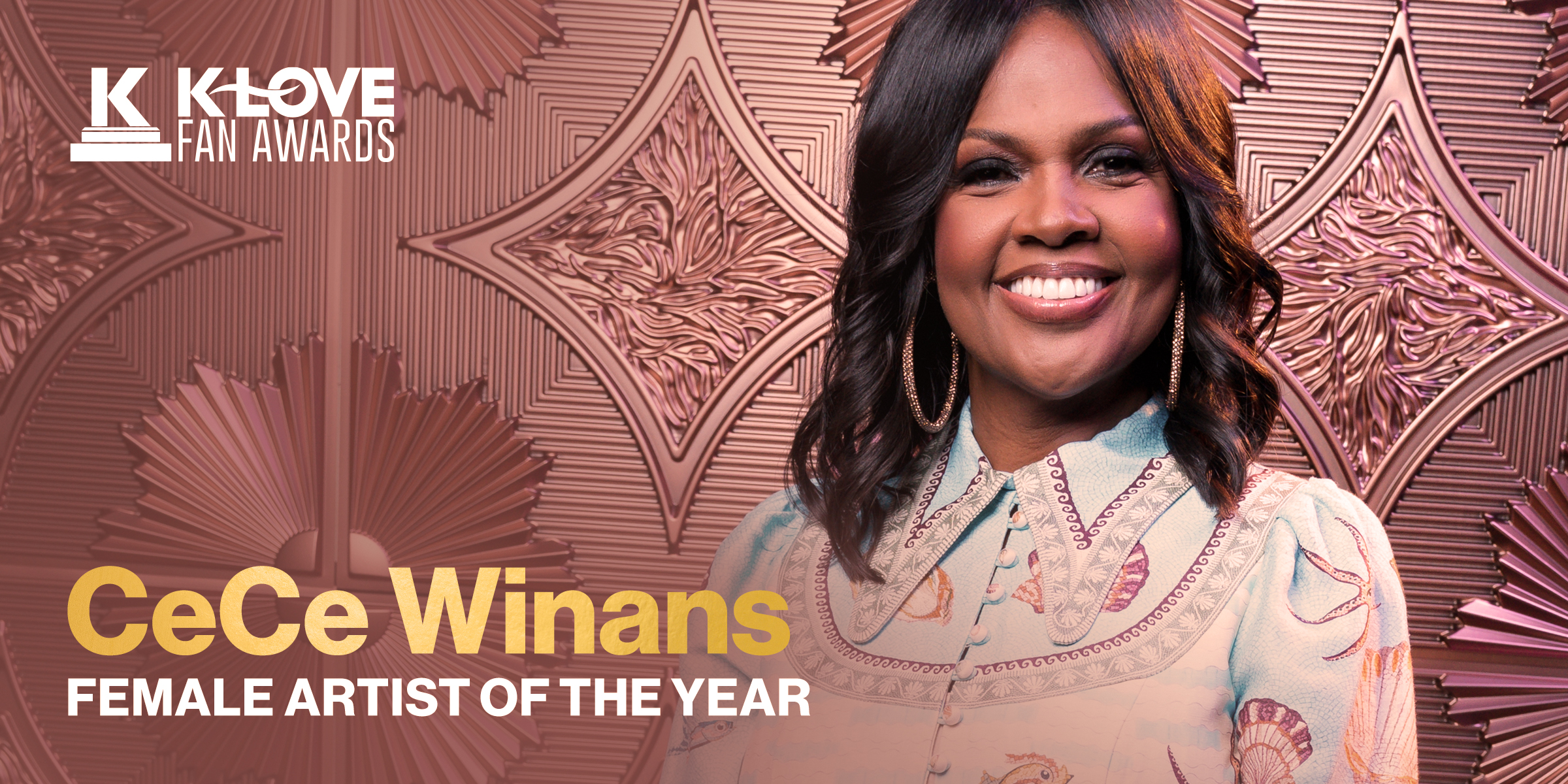 CeCe Winans Wins Female Artist of the Year at the 2025 KLOVE Fan Awards