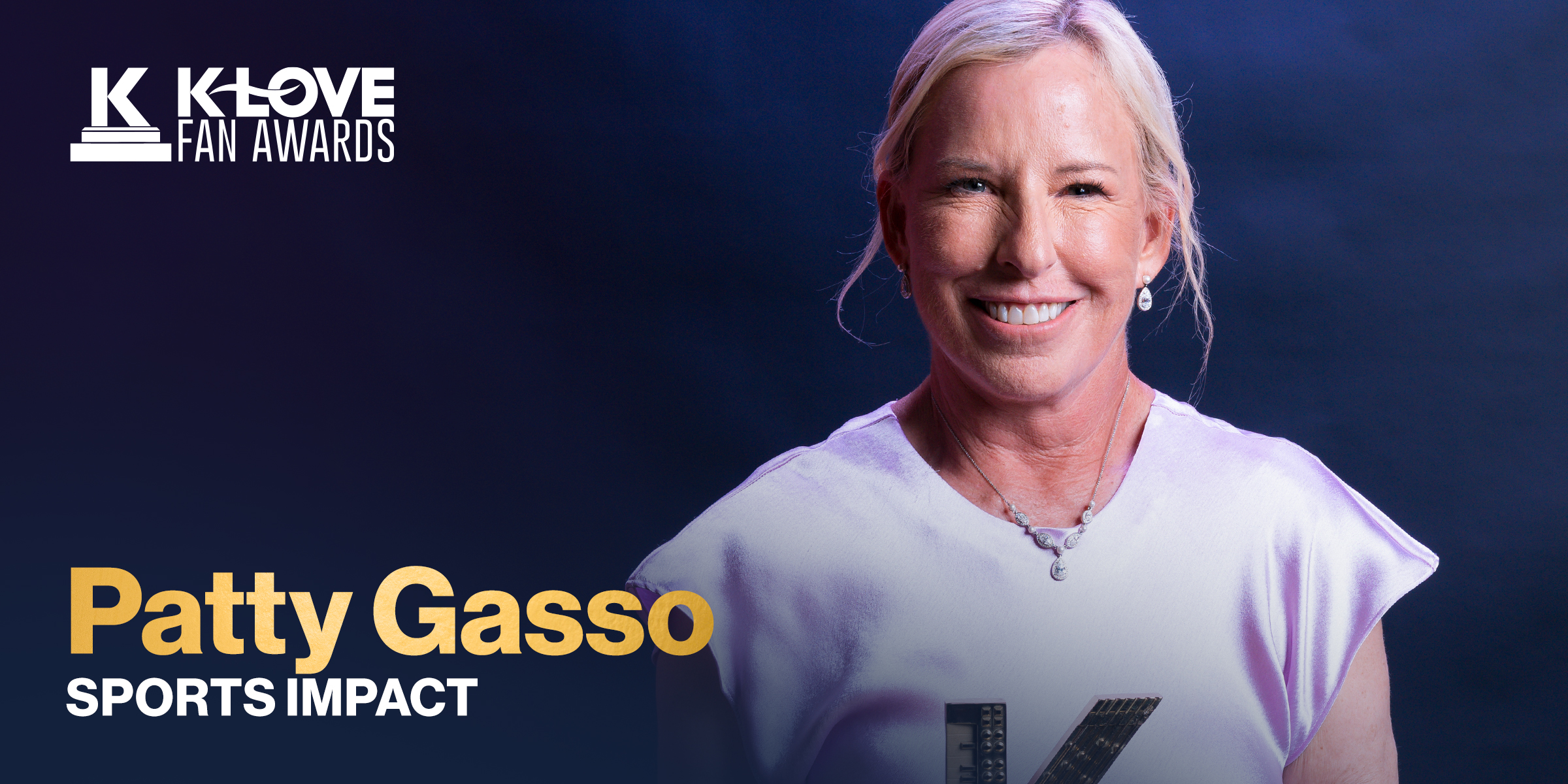 Patty Gasso Named Sports Impact Recipient at the 2025 KLOVE Fan Awards