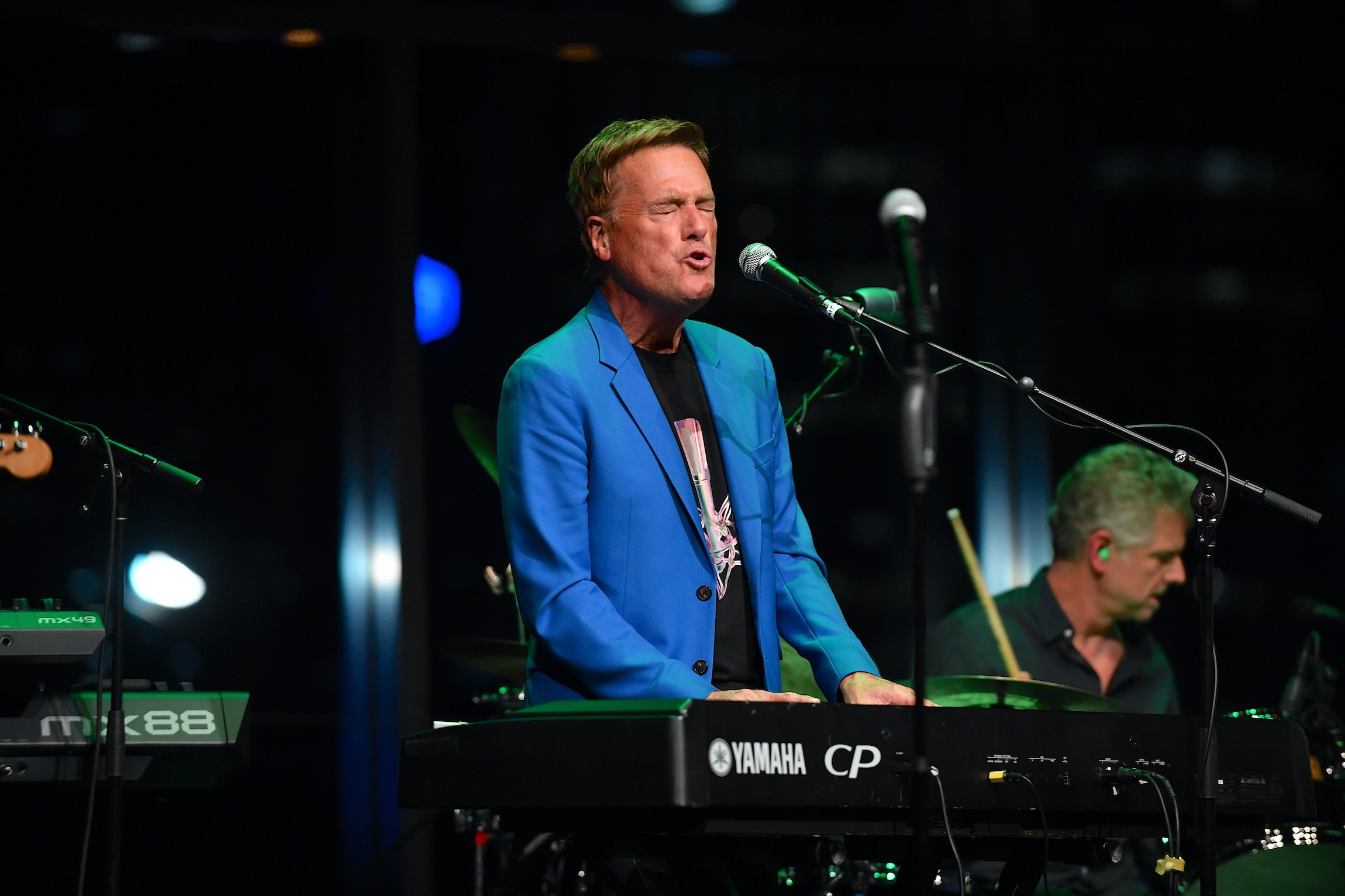 Michael W Smith performing at The Jesus Music premiere