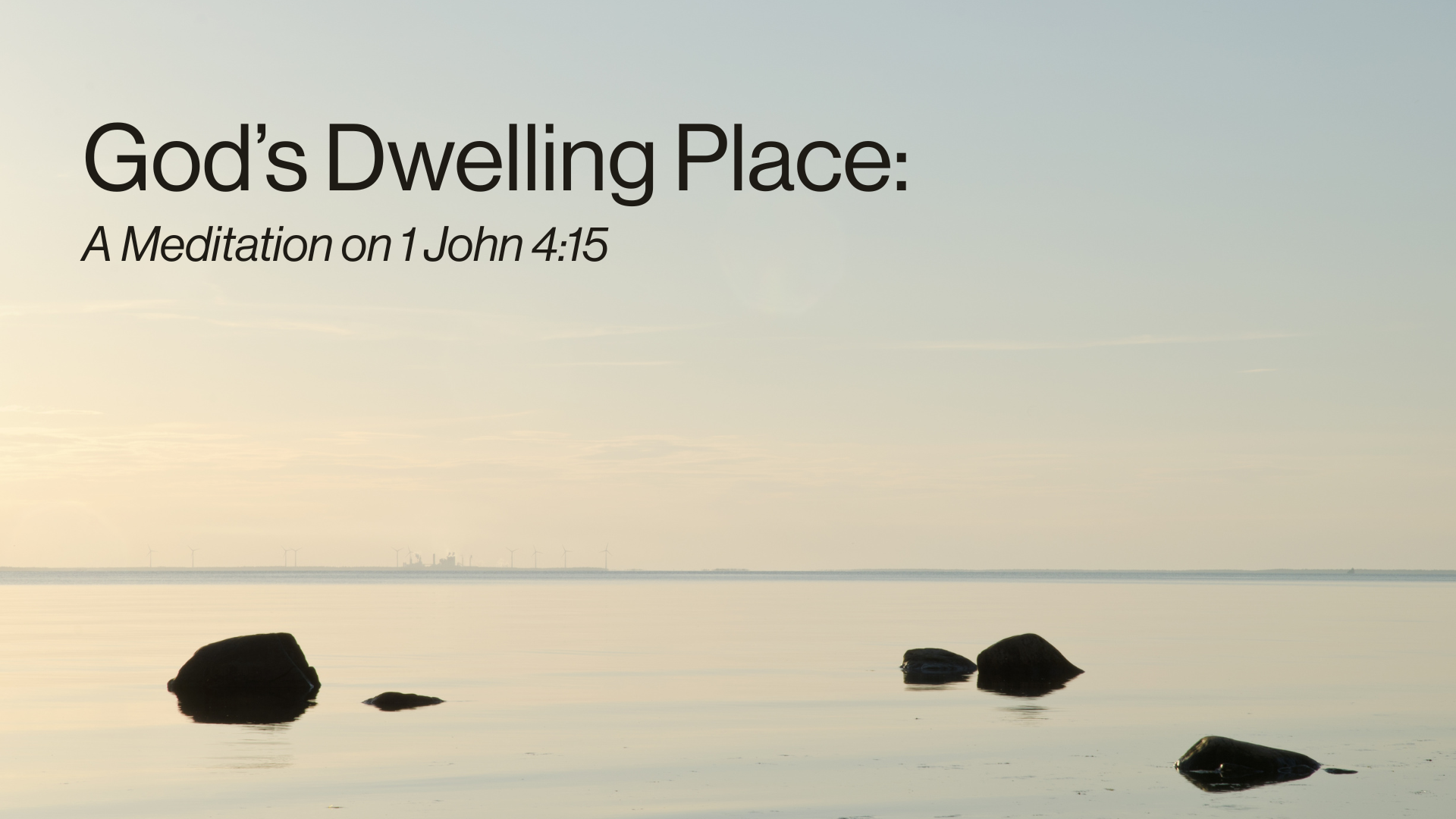 God's Dwelling Place Image