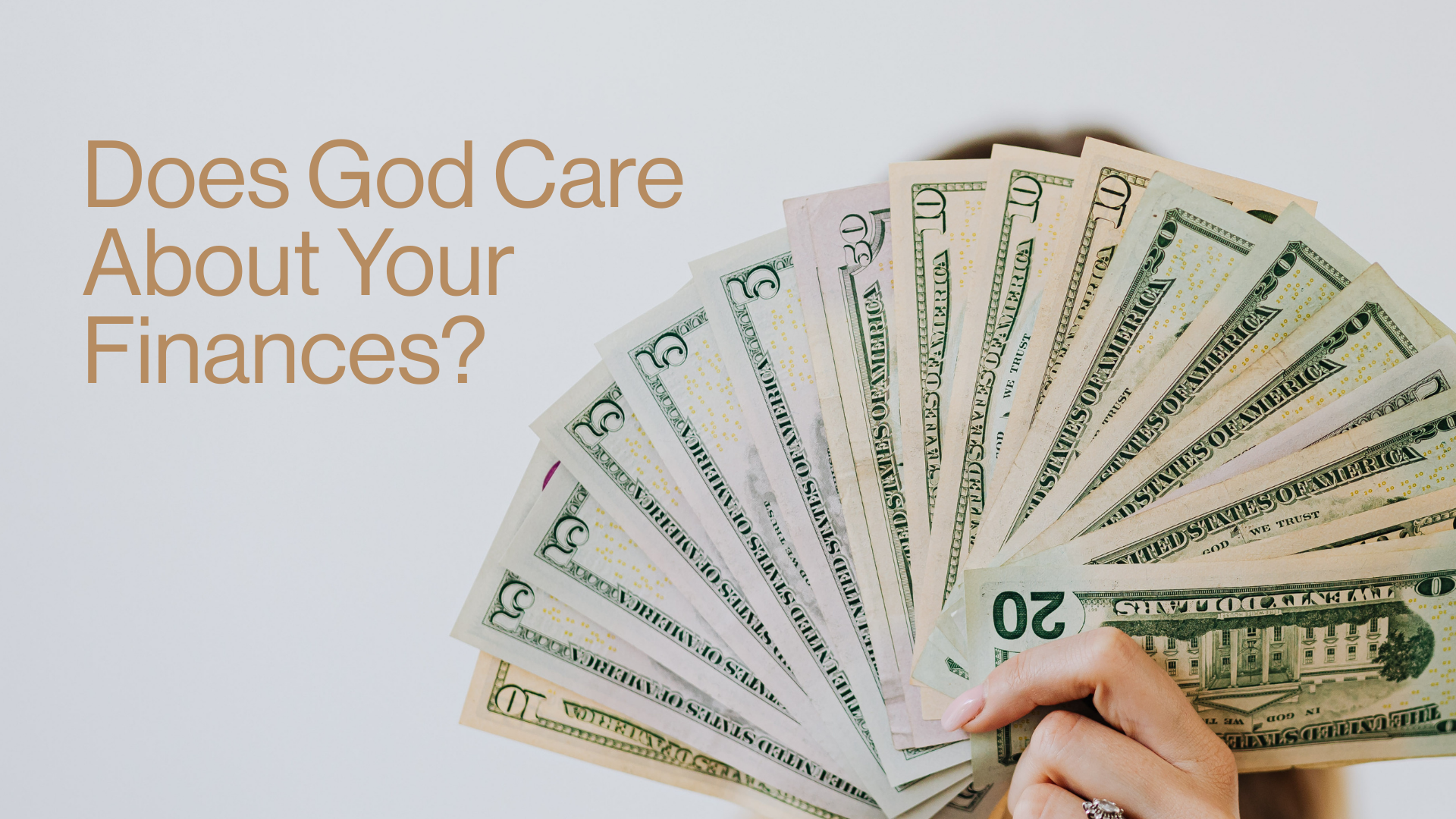 Does God Care About Your Finances Image