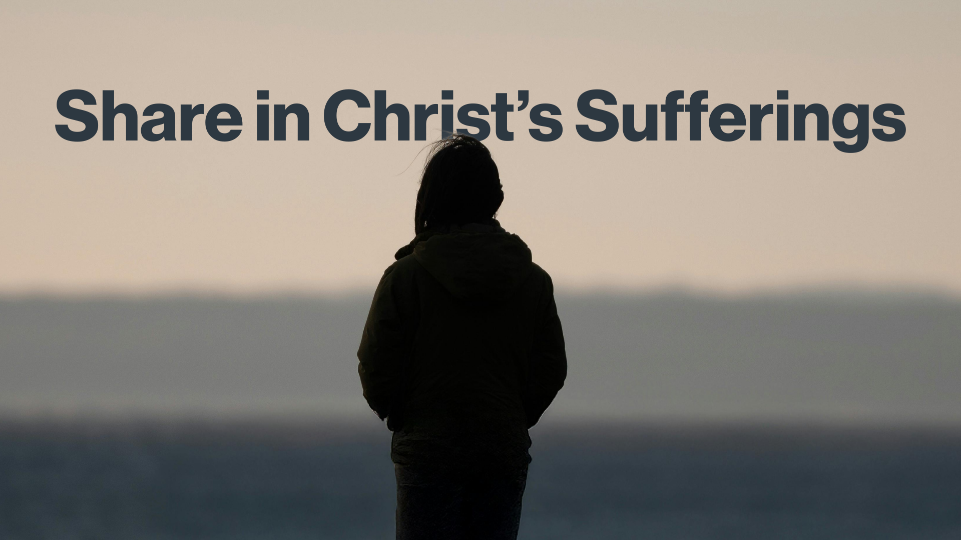 Refresh Share in Christ's Sufferings Image