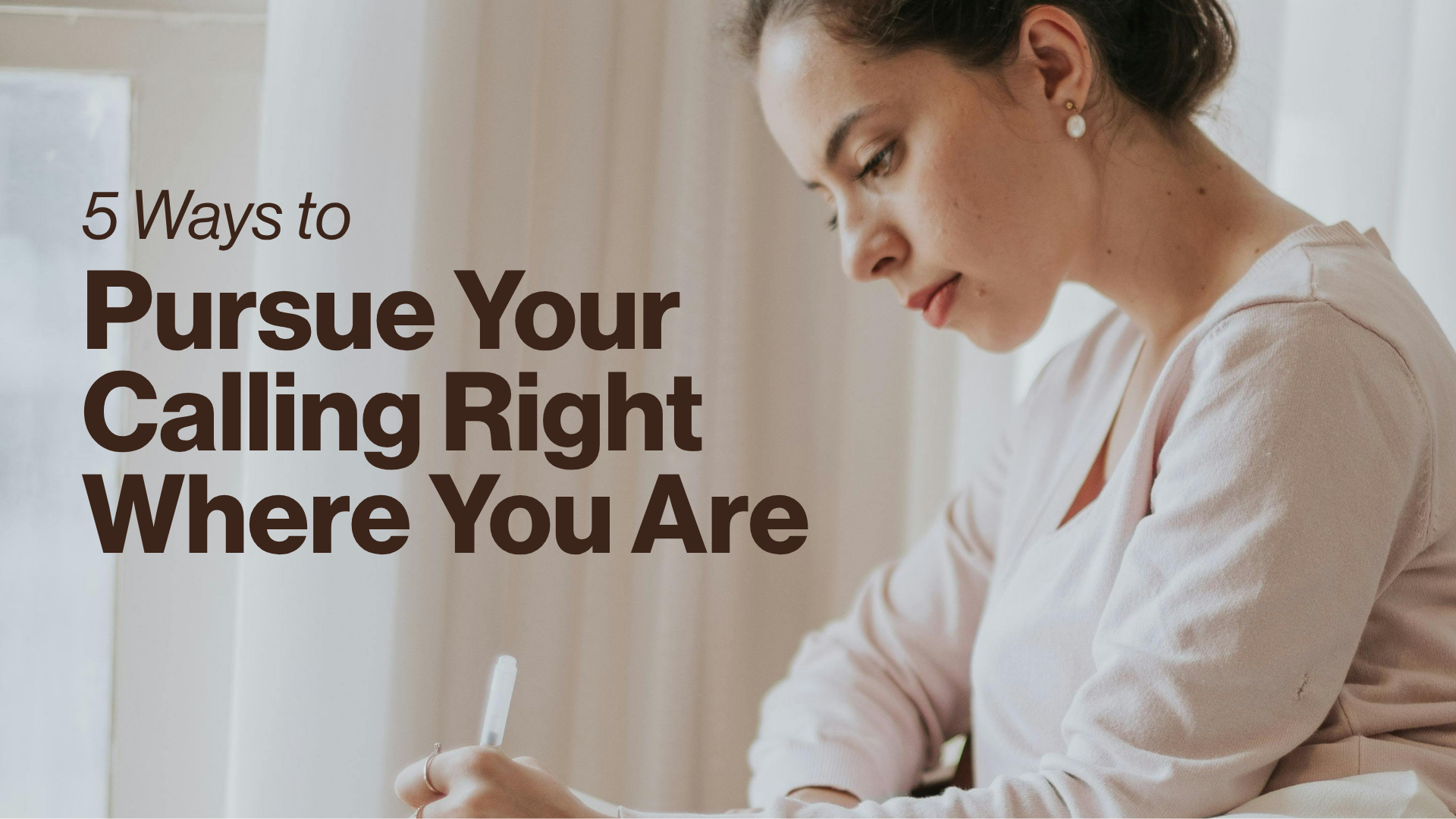 5 Ways to Pursue Image