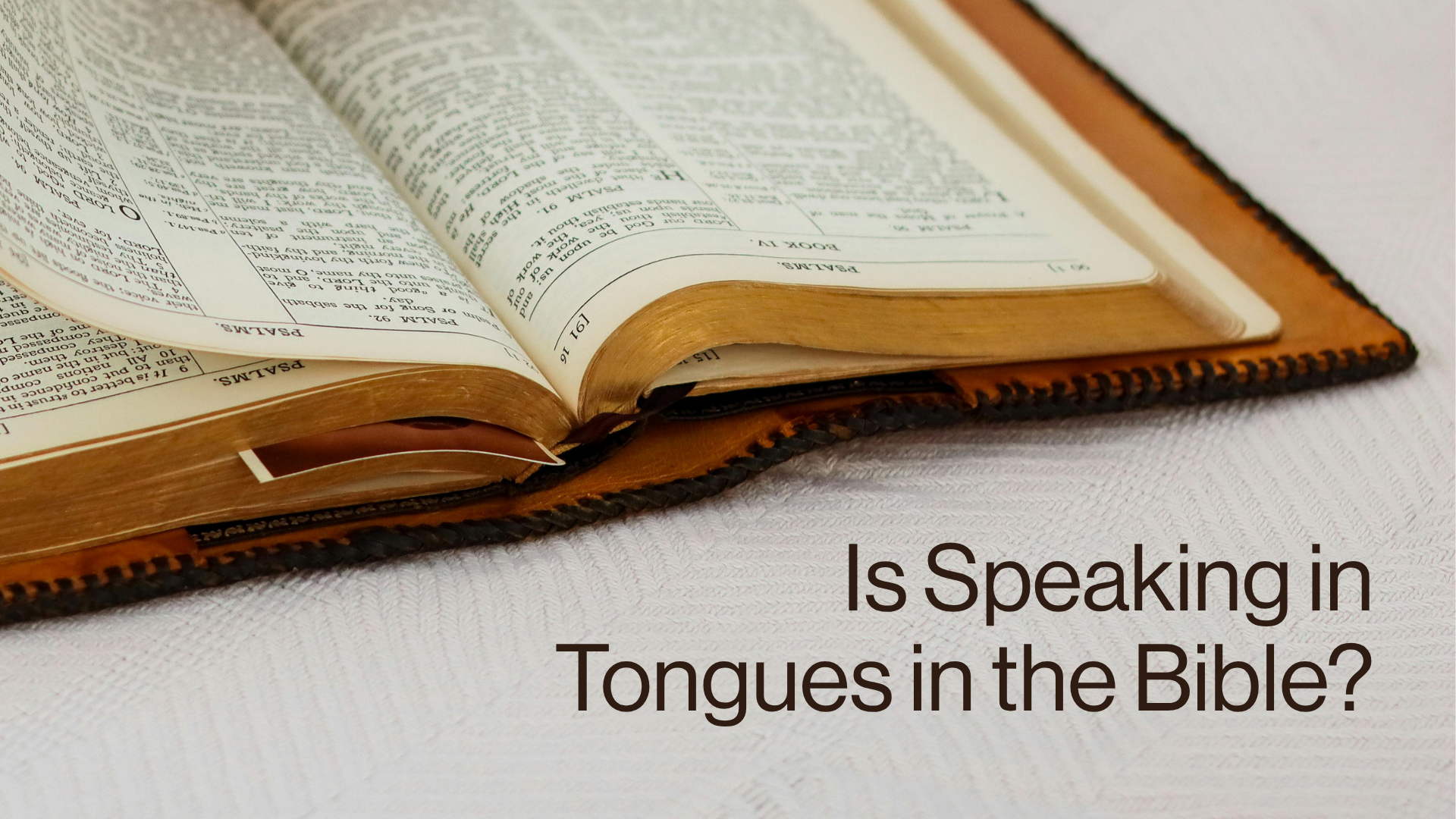 Is Speaking in Tongues in the Bible? Image