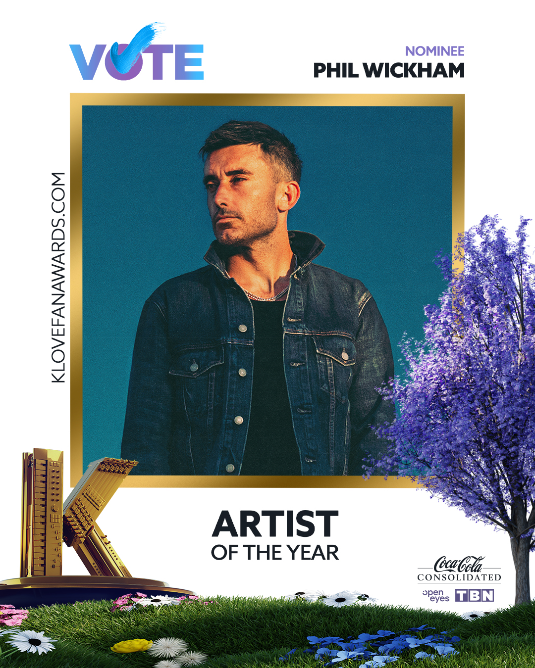 Vote Phil Wickham for Artist of the Year at the 2026 K-LOVE Fan Awards