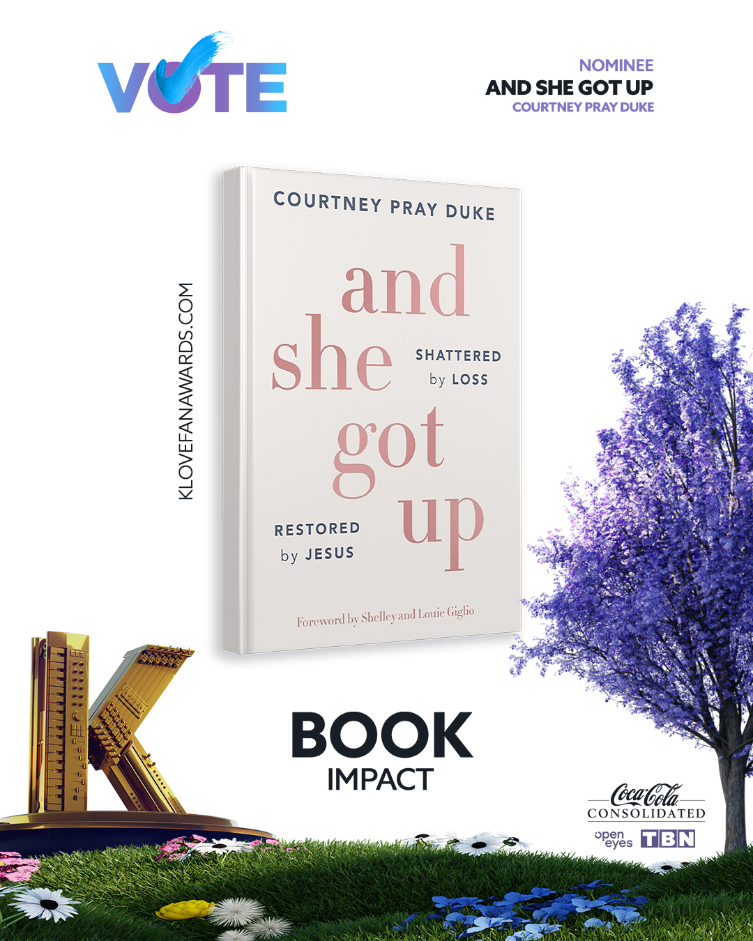 Vote And She Got Up for Book Impact at the 2026 K-LOVE Fan Awards