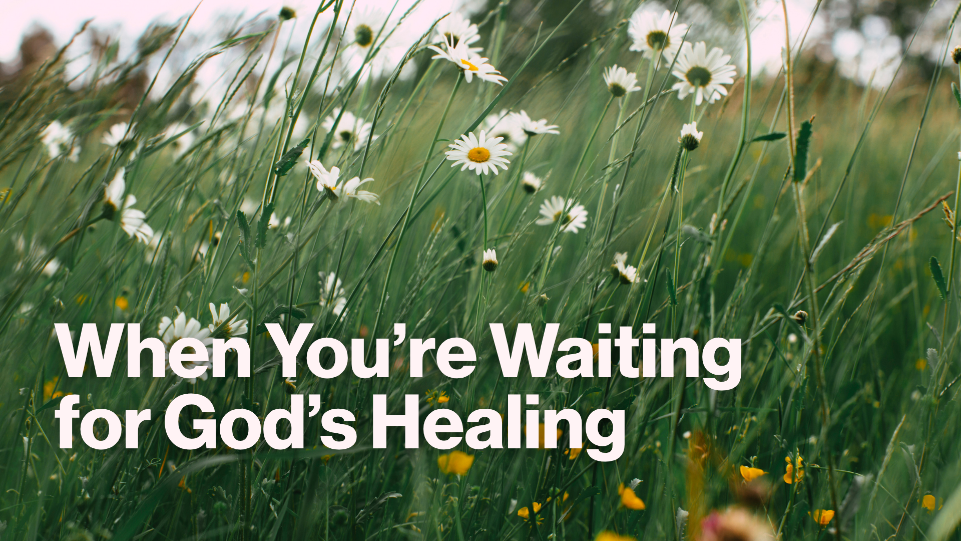 When You're Waiting for God's Healing Image