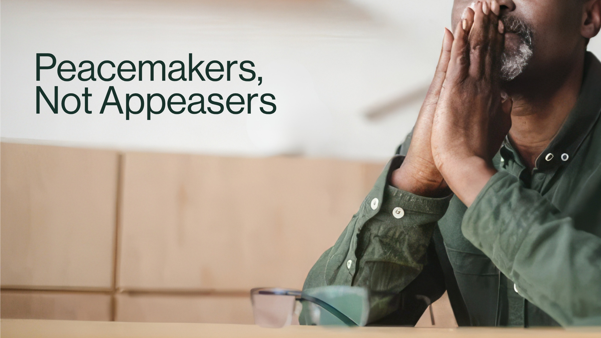 Peacemakers, Not Appeasers Image