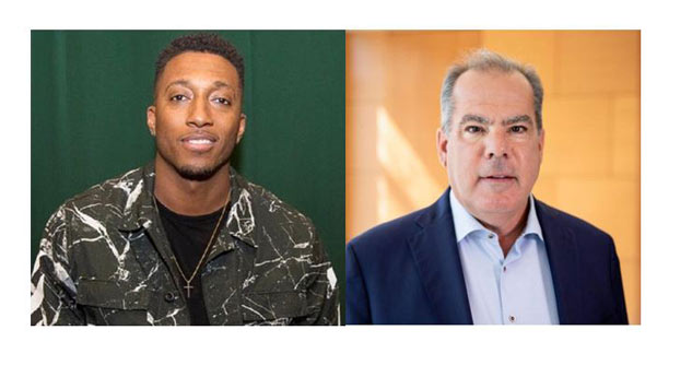 (L) Lecrae  (R) James Ackerman, President CEO Prison Fellowship