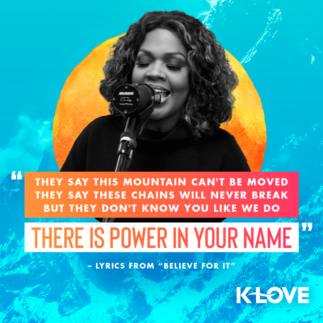 CeCe Winans "Believe For It" Quote Image