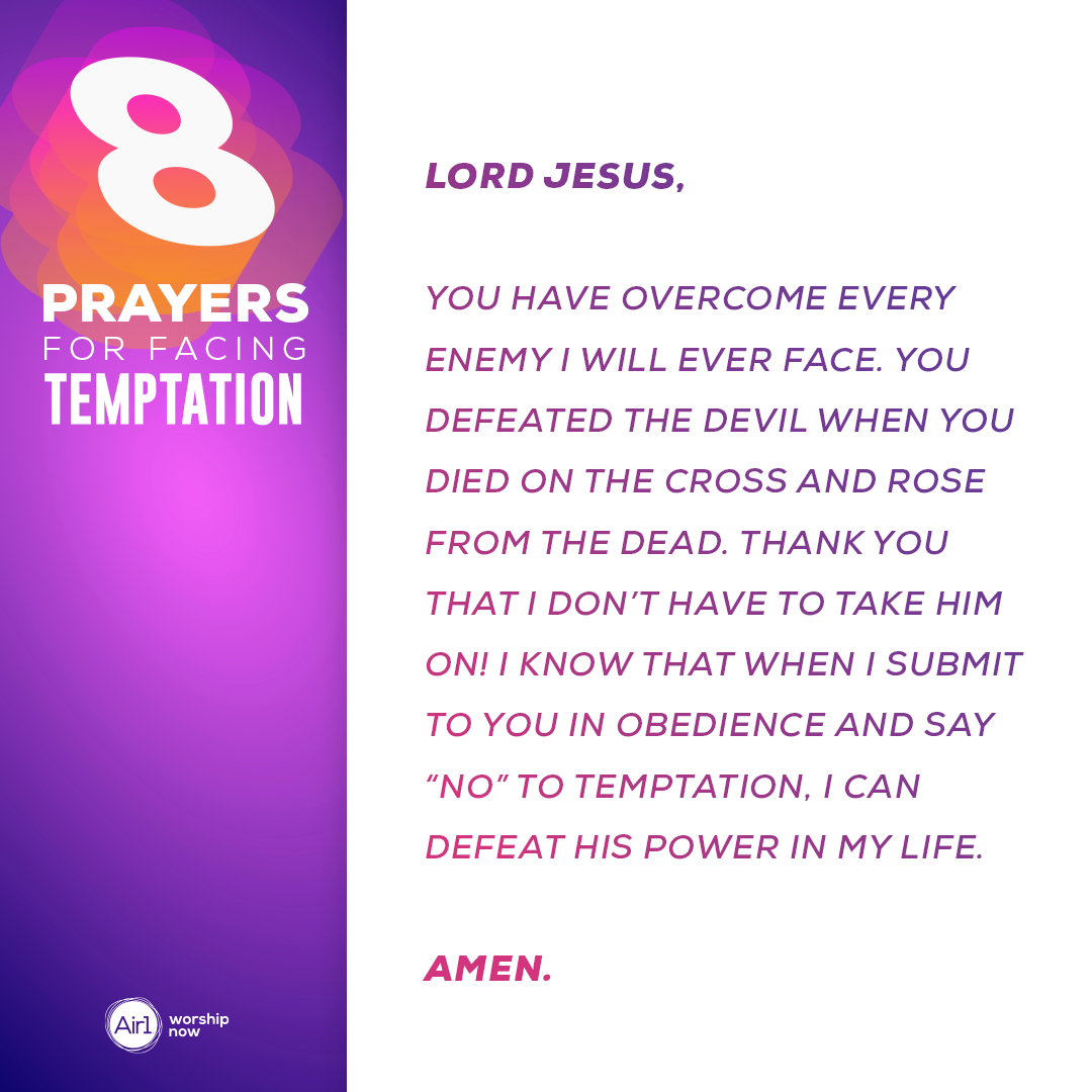 8 Prayers for Facing Temptation 8