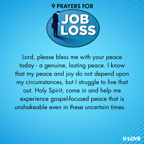 Lord, please bless me with your peace today - a genuine, lasting peace. I know that my peace and joy do not depend upon my circumstances, but I struggle to live that out. Holy Spirit, come in and help me experience gospel-focused peace that is unshakeable even in these uncertain times.