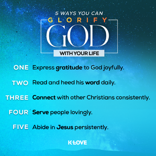 5 Ways You Can Glorify God with Your Life