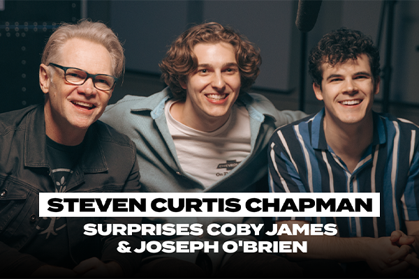 Steven Curtis Chapman Surprises Coby James & Joseph O'Brien