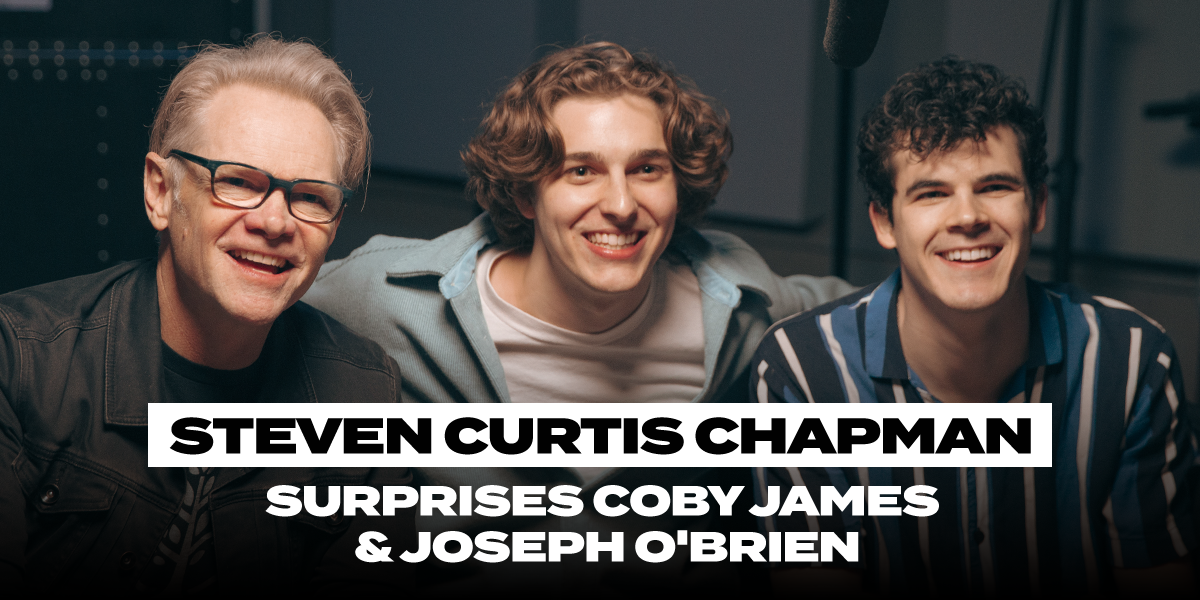 Steven Curtis Chapman Surprises Coby James & Joseph O