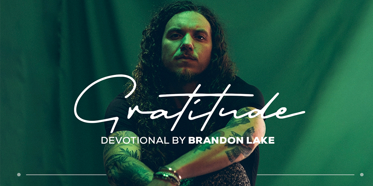 Gratitude Devotional by Brandon Lake