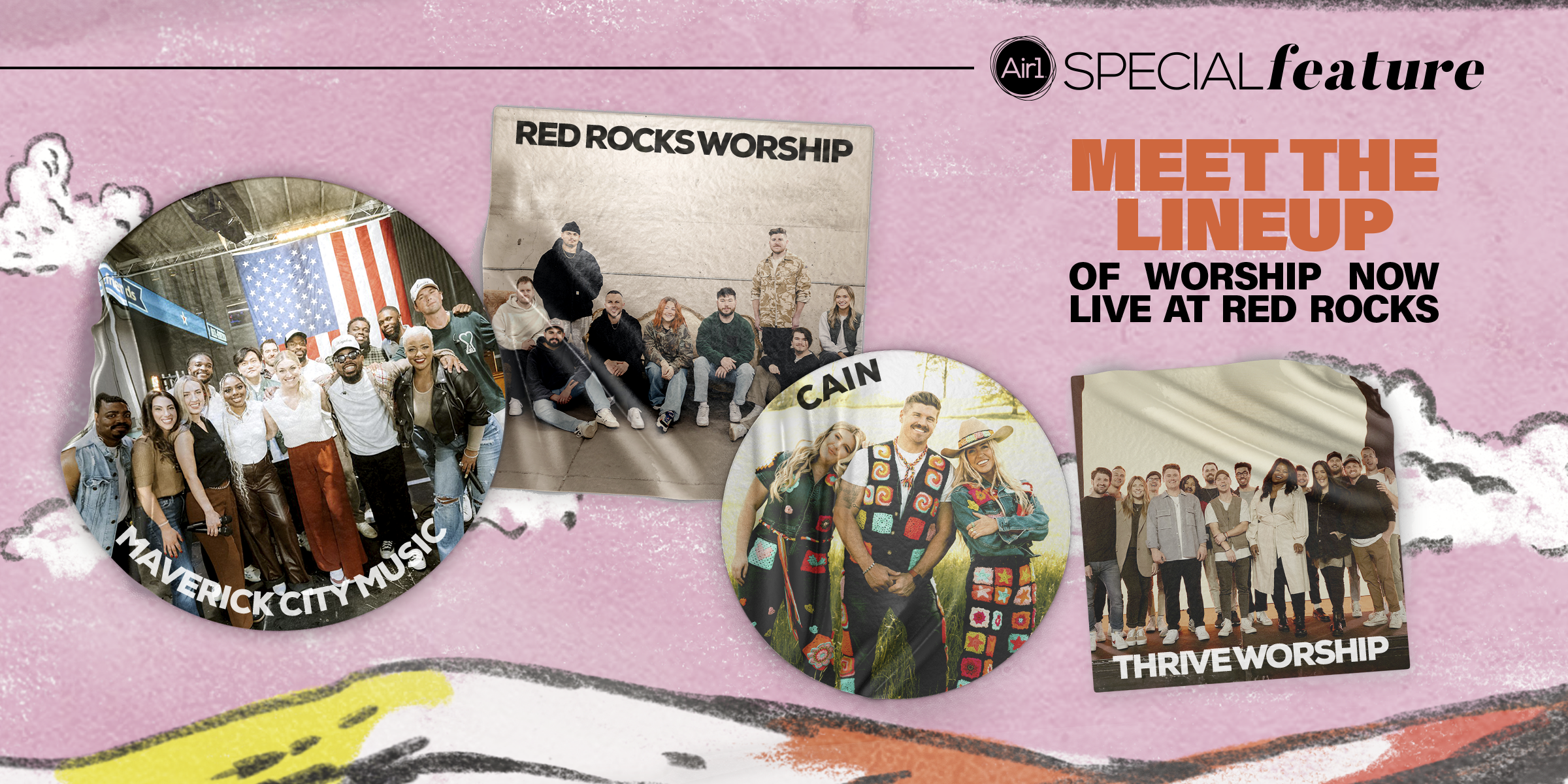 Meet the Lineup! of worship Now Live at Red Rocks