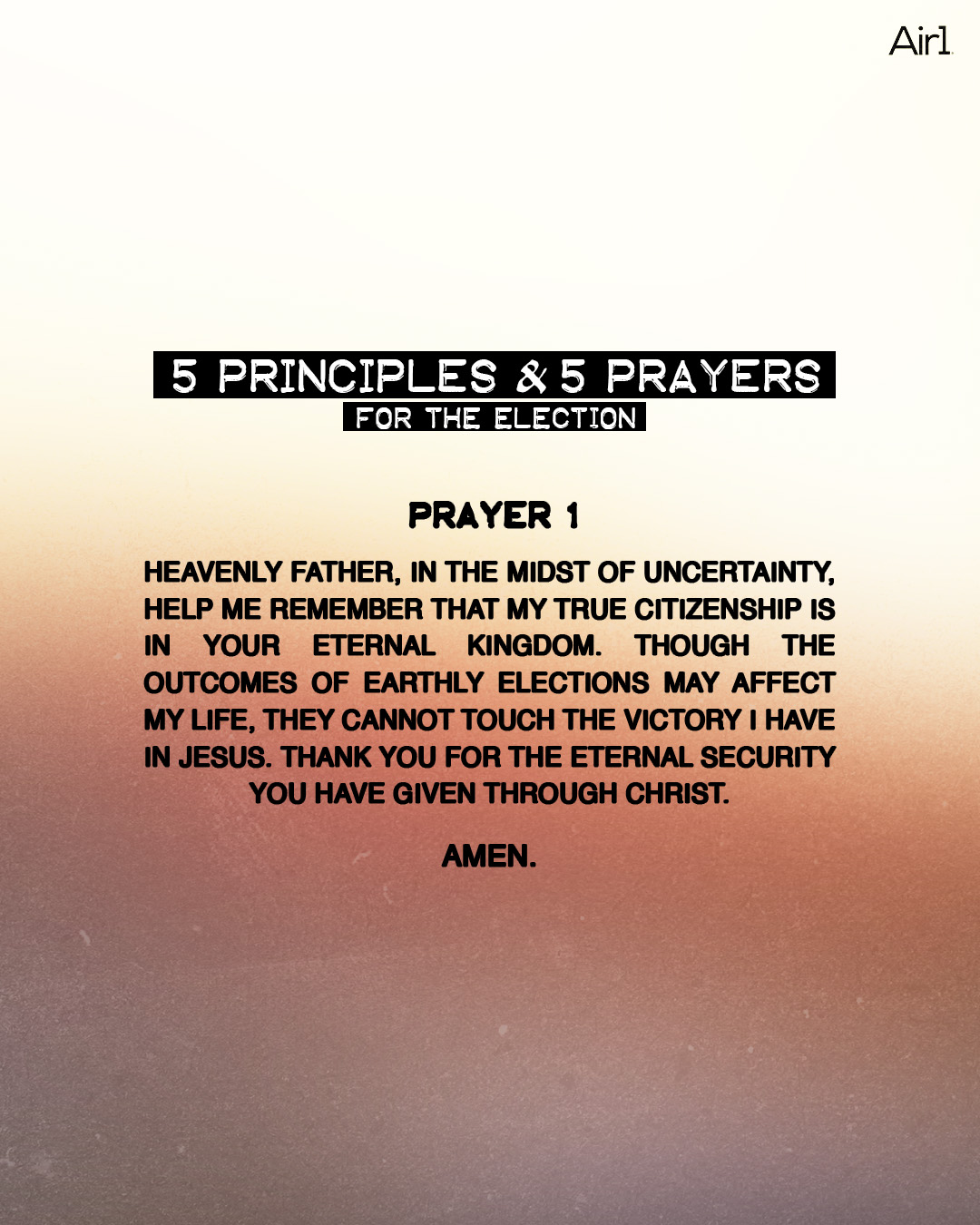 Prayer 1