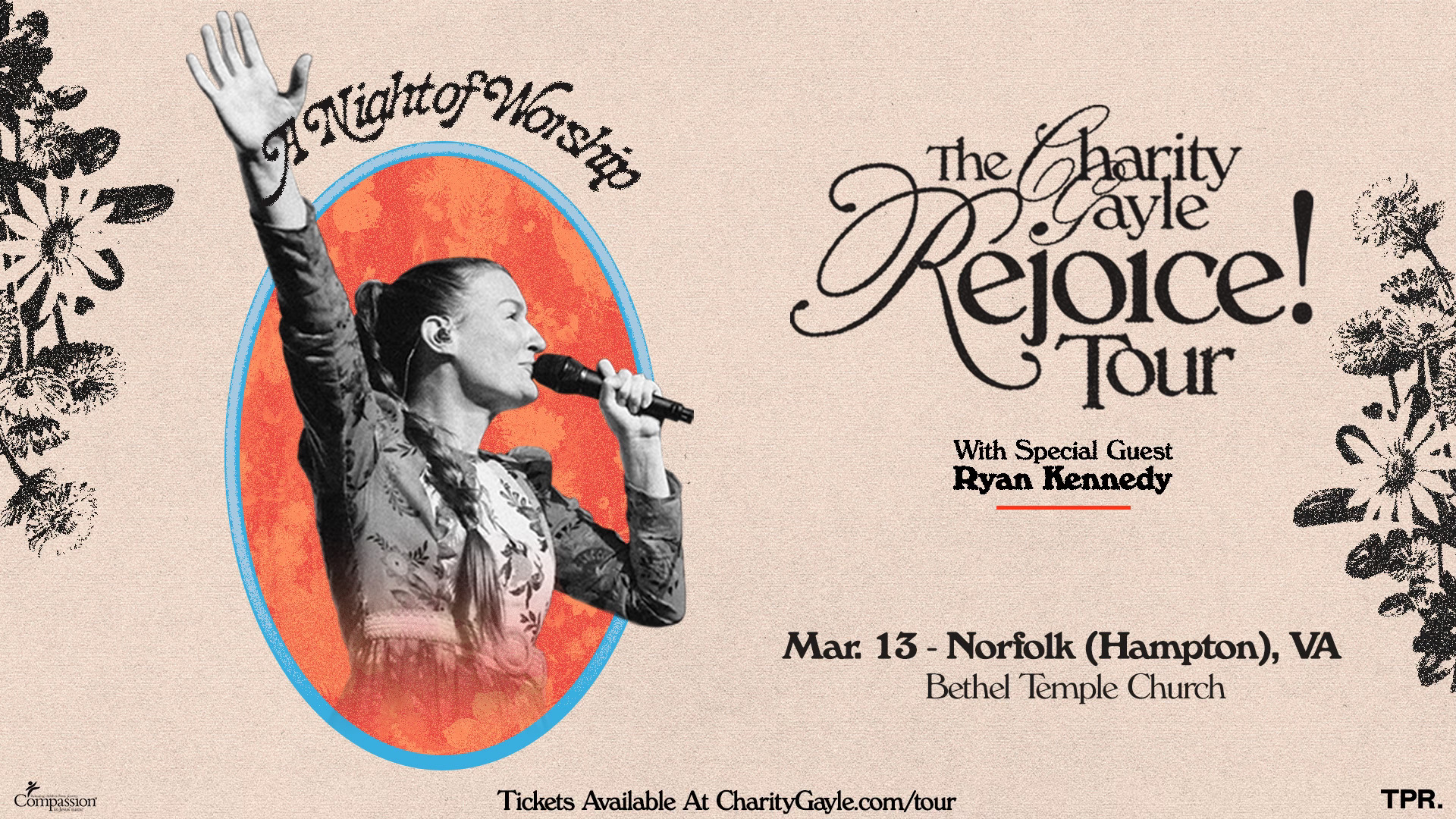 Charity Gayle - REJOICE: A Night of Worship w/ special guest, Ryan Kennedy