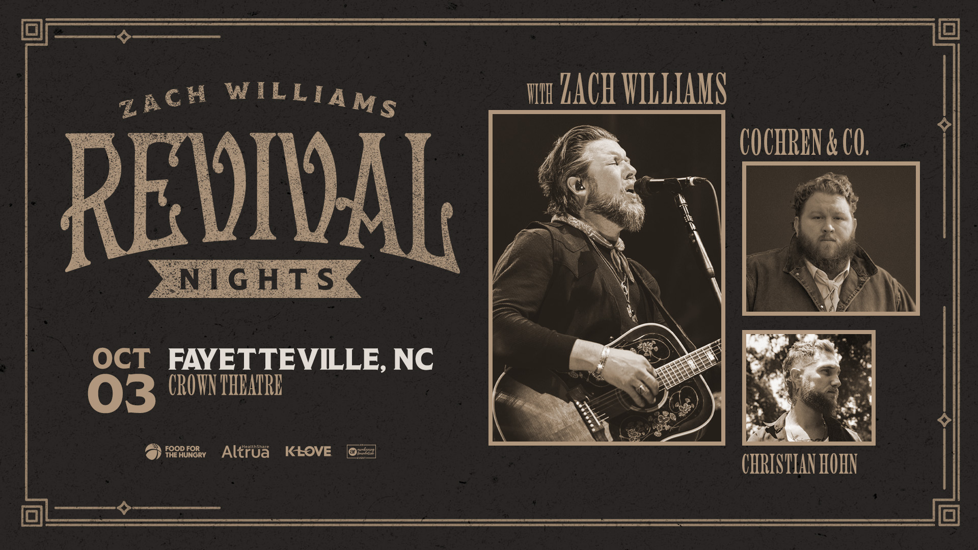 Zach Williams: Revival Nights Tour 2026