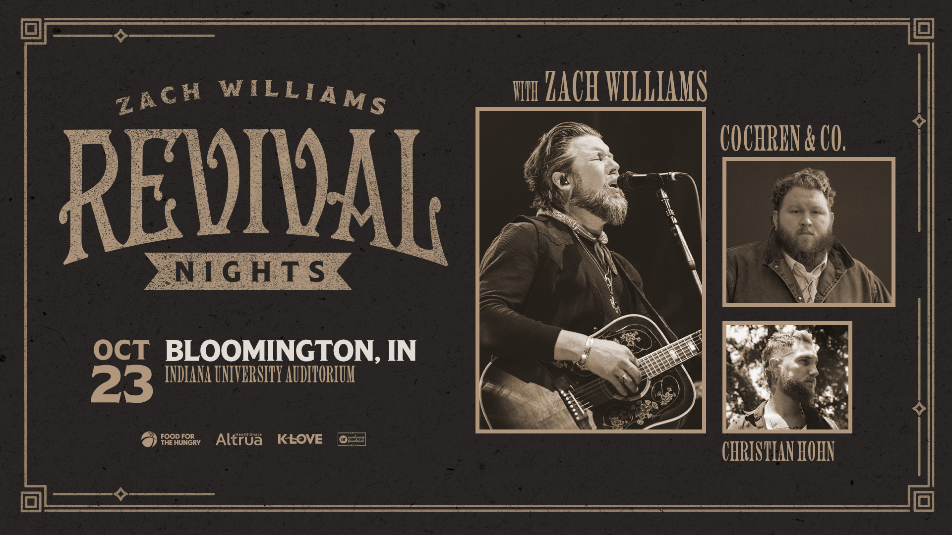 Zach Williams: Revival Nights Tour 2026