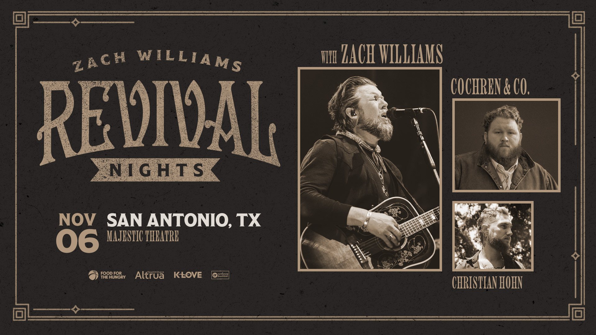 Zach Williams: Revival Nights Tour 2026