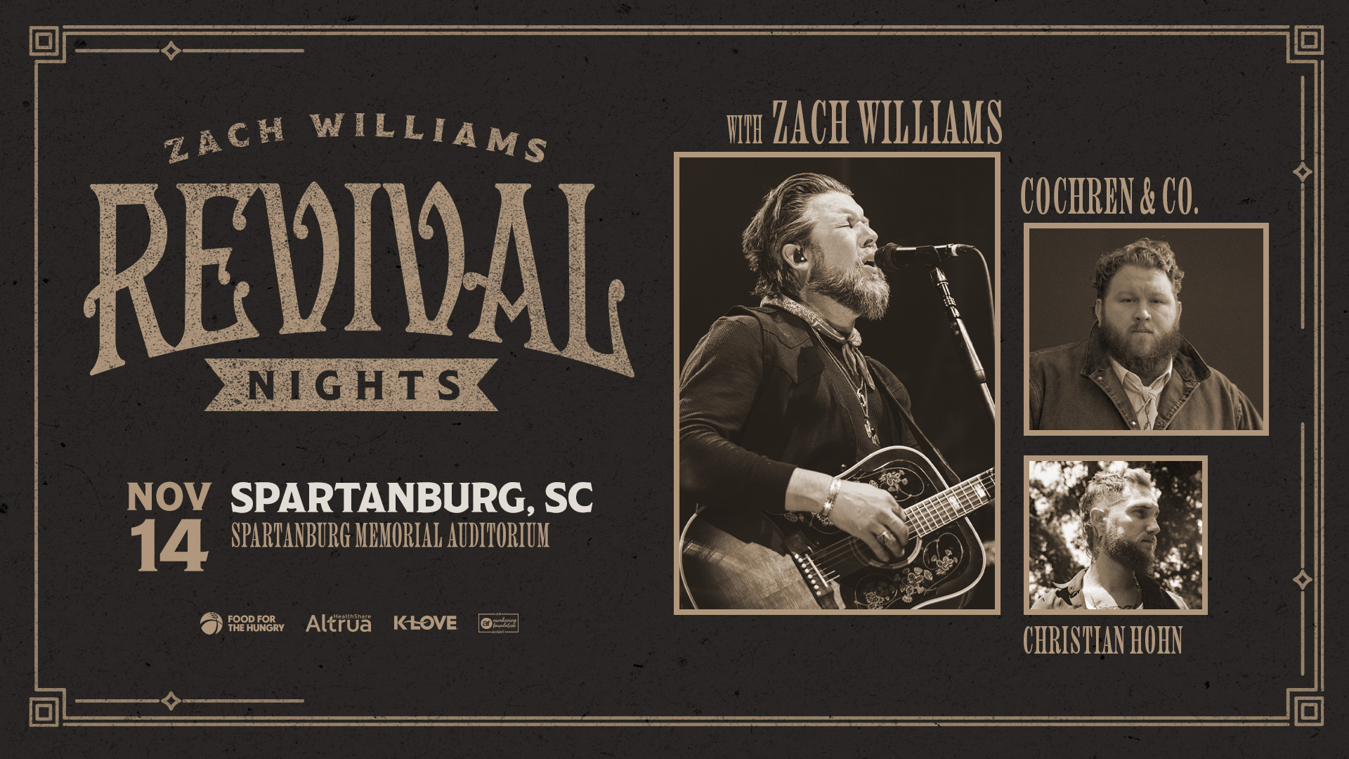 Zach Williams: Revival Nights Tour 2026