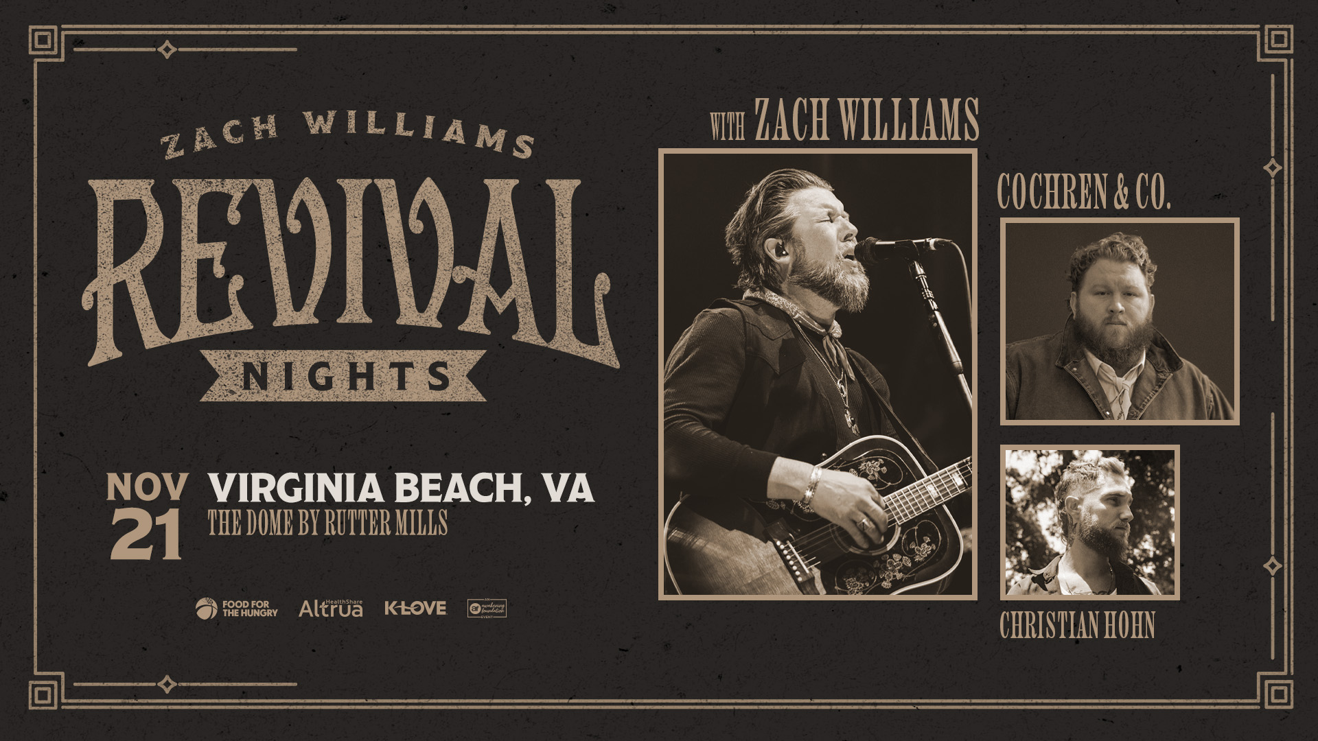 Zach Williams: Revival Nights Tour 2026