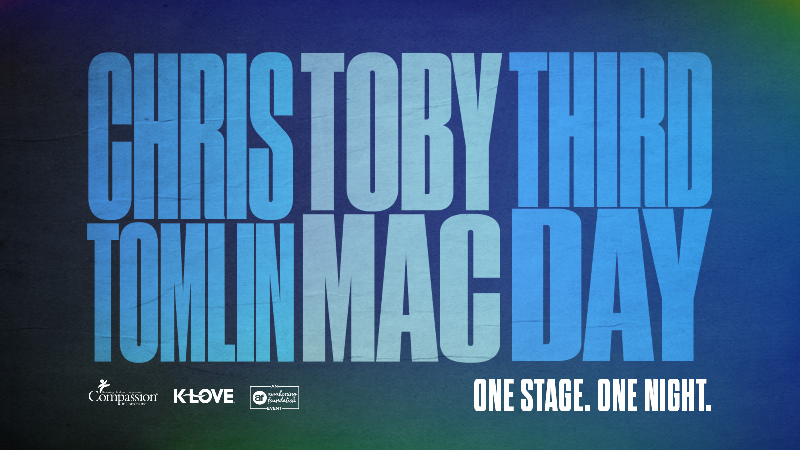 Chris Tomlin, TobyMac, Third Day