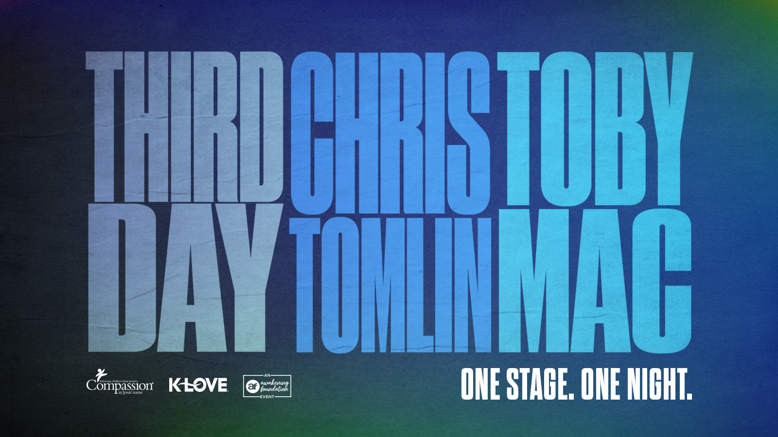 Third Day, Chris Tomlin, TobyMac
