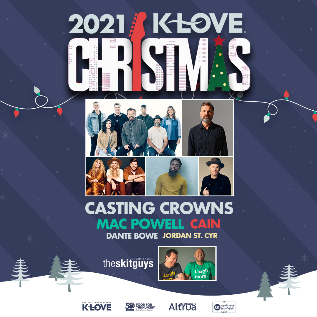 2022 Klove Christmas Tour 2021 K-Love Christmas Tour | Positive Encouraging K-Love