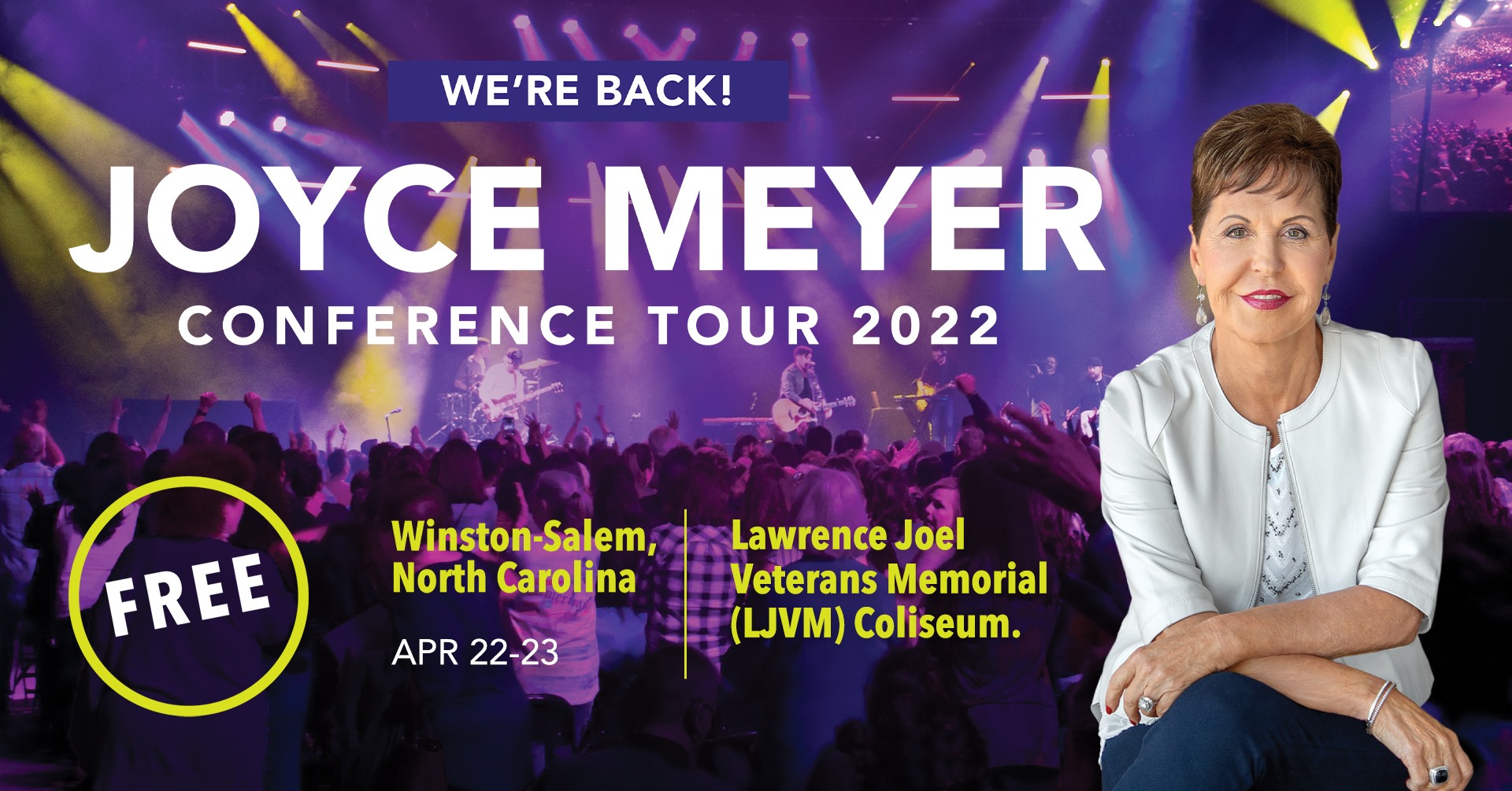 Joyce Meyer Conference Tour 2022