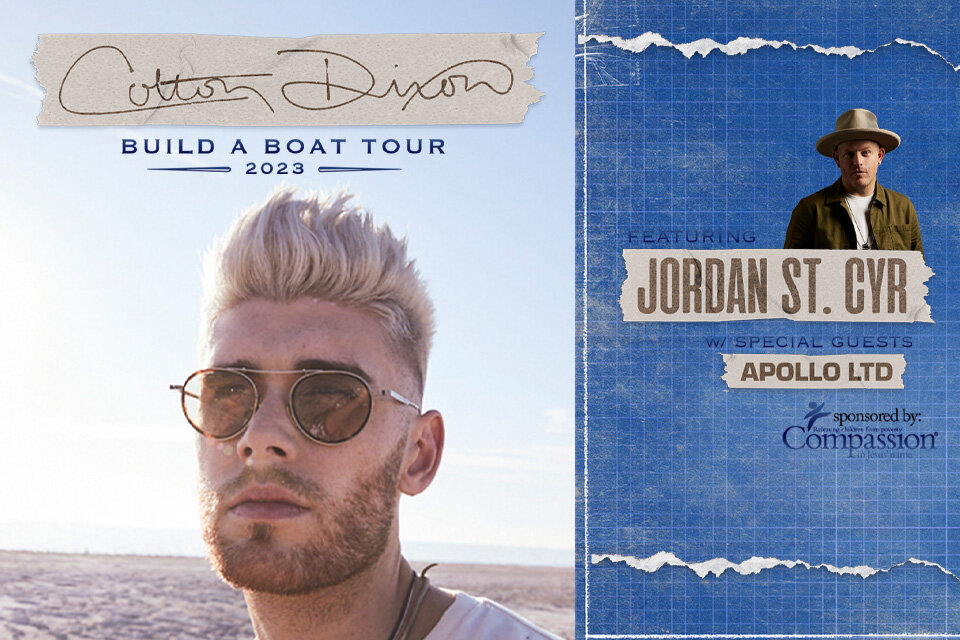 colton dixon build a boat tour dates