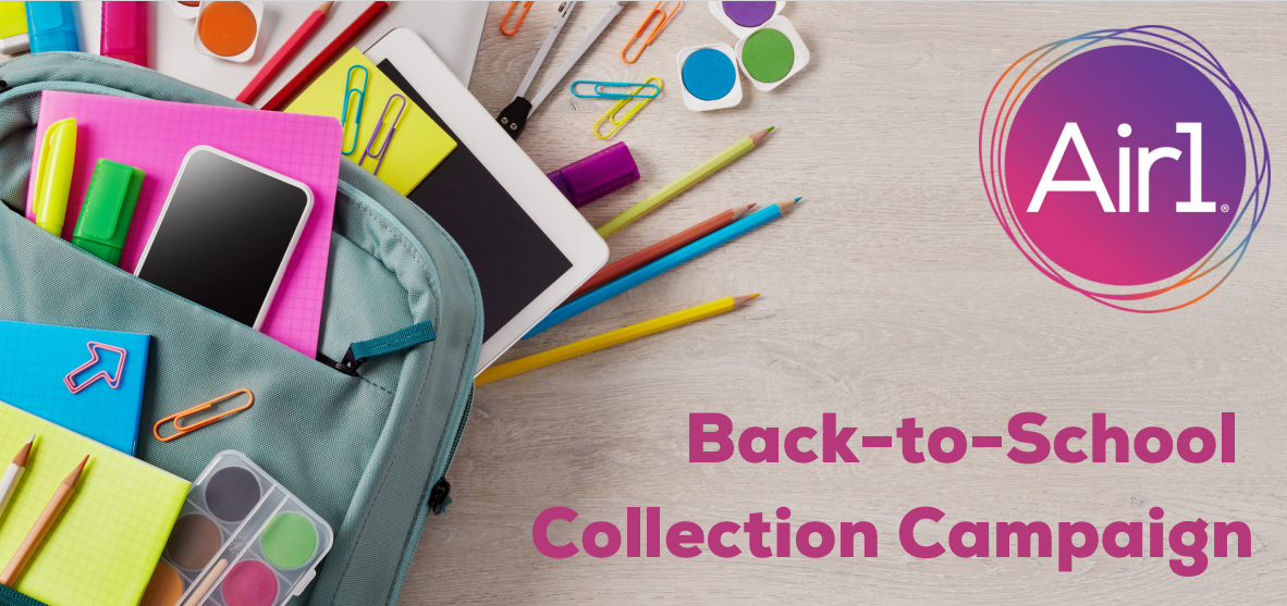 Backpack & School Supplies Donation Collection Air1 Worship Music