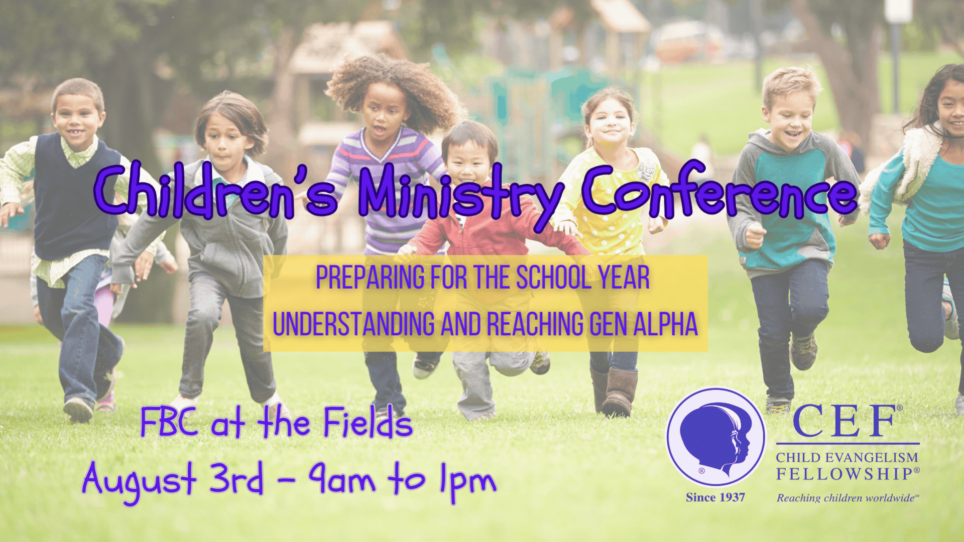 Back to School Children's Ministry Conference by CEF Dallas