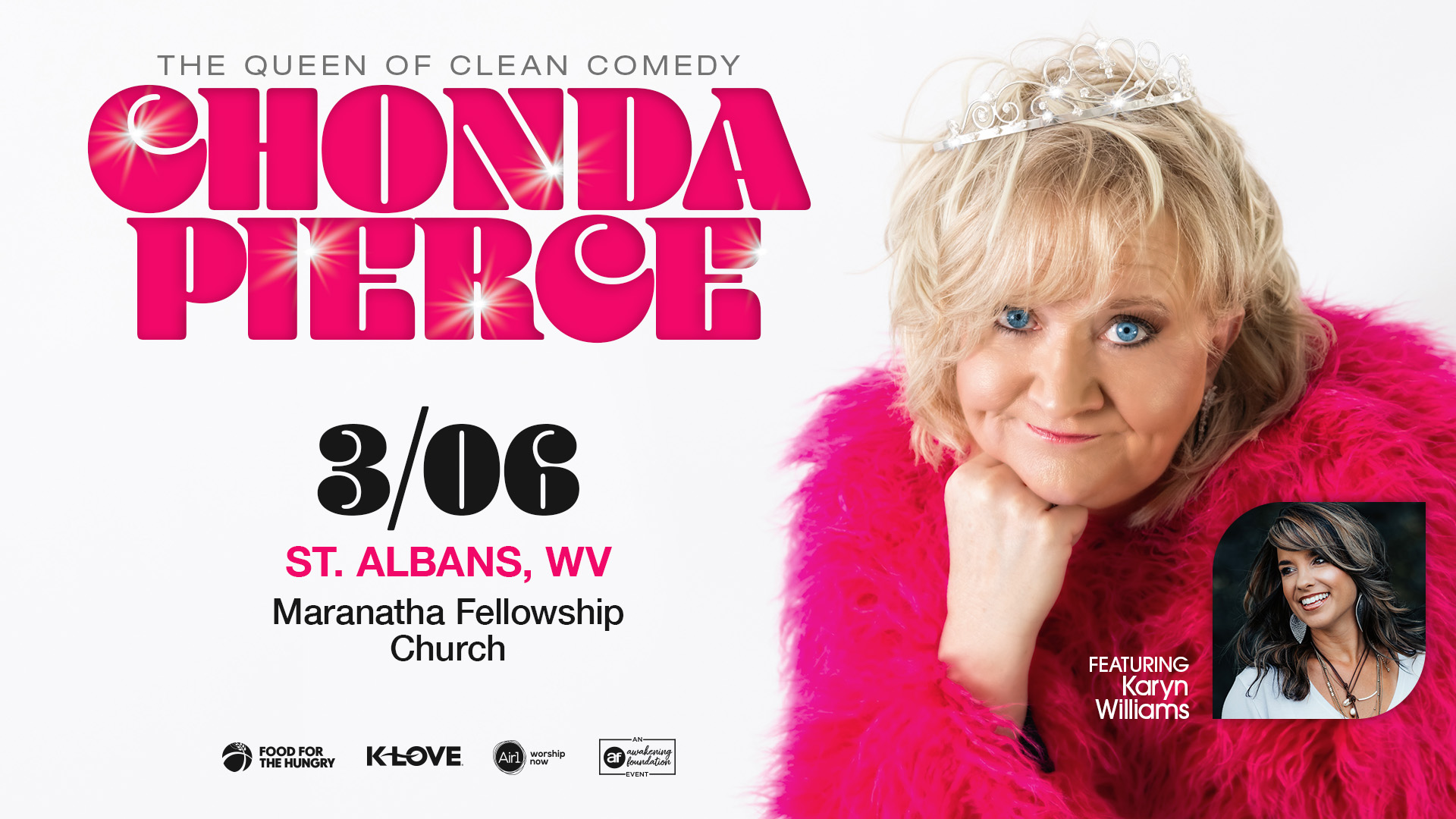 [POSTPONED] Chonda Pierce's The Queen of Clean Comedy Tour 