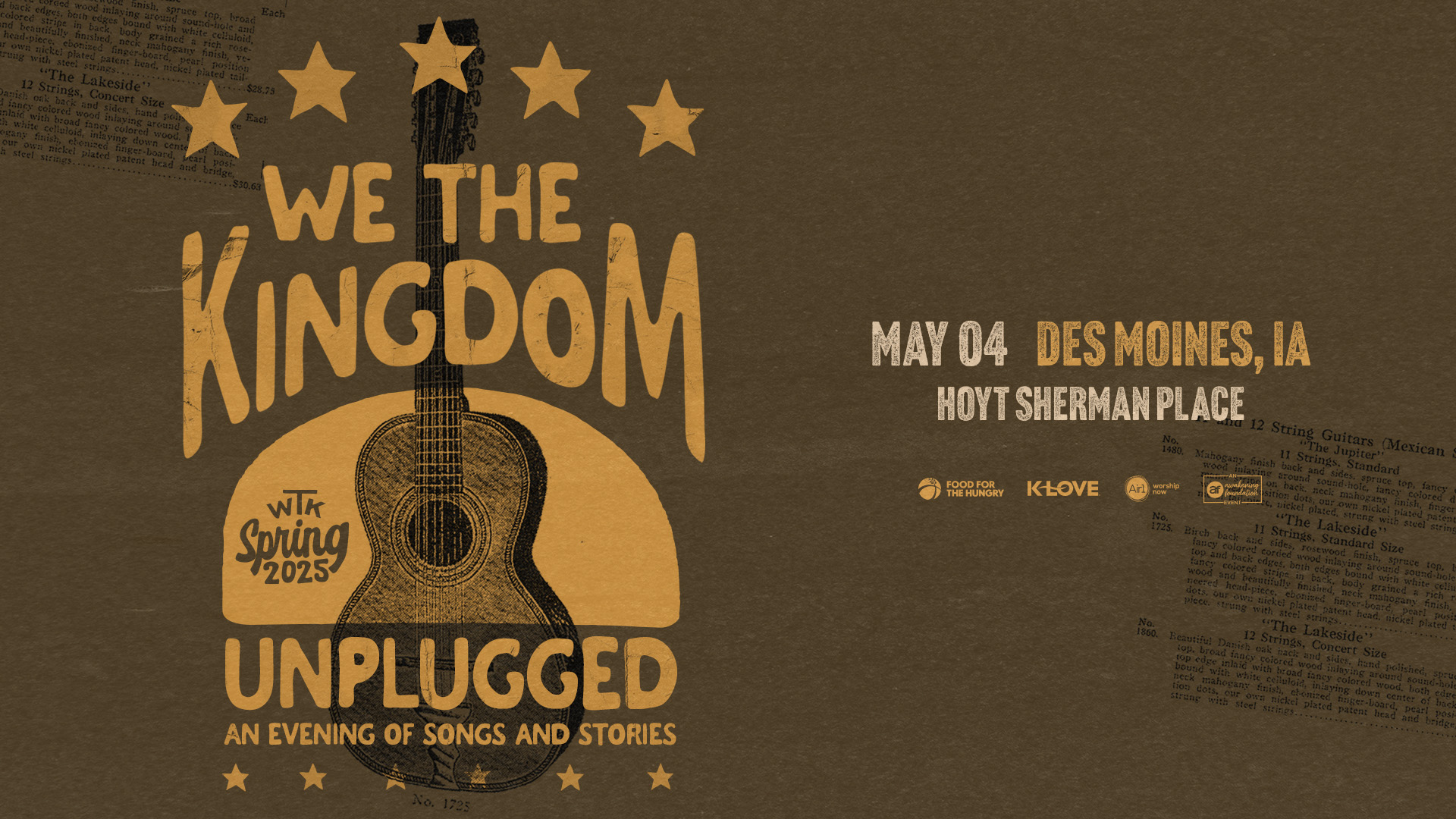 We The Kingdom's Unplugged Tour