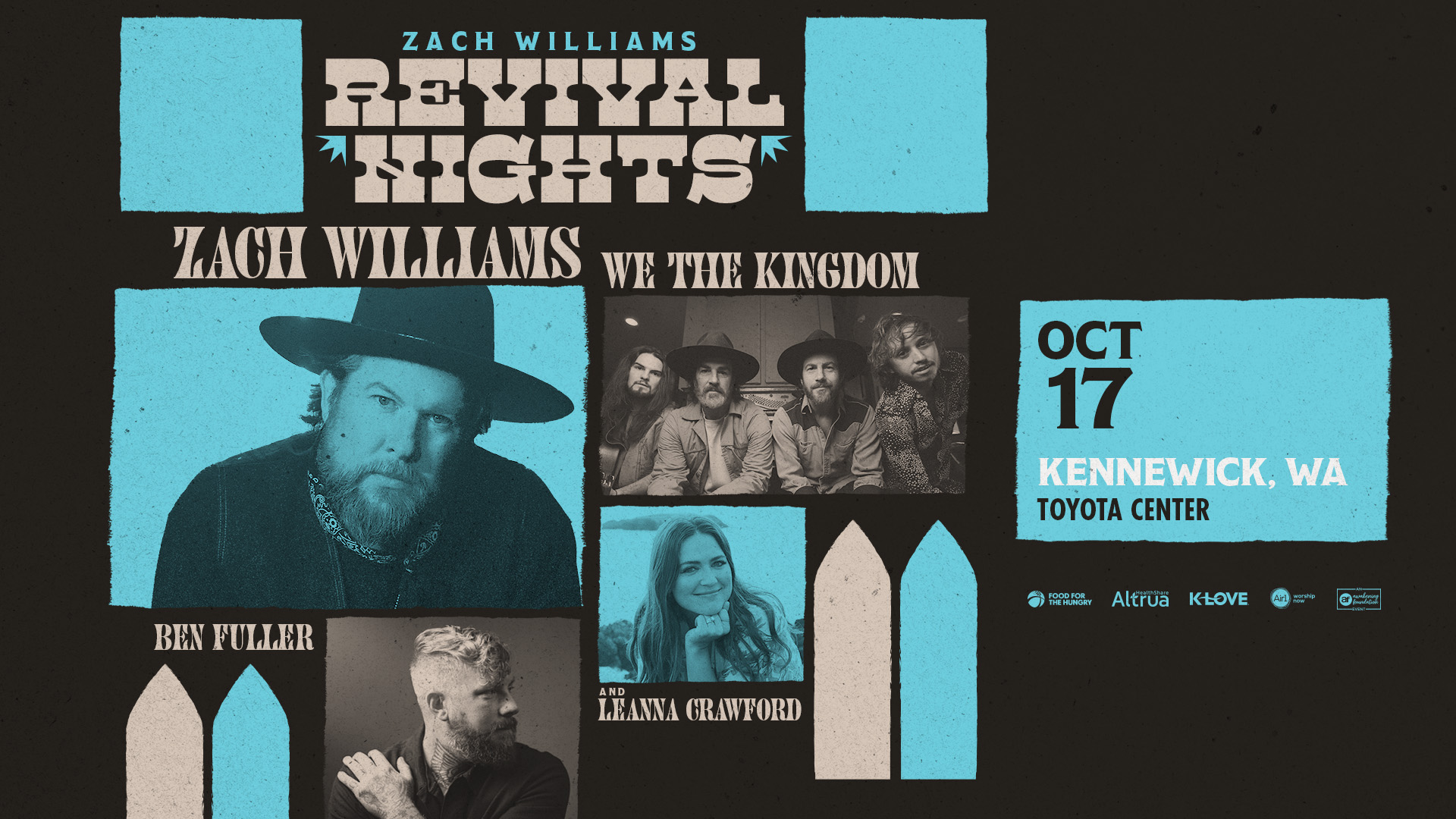 Zach Williams Revival Nights Fall 2025 Tour