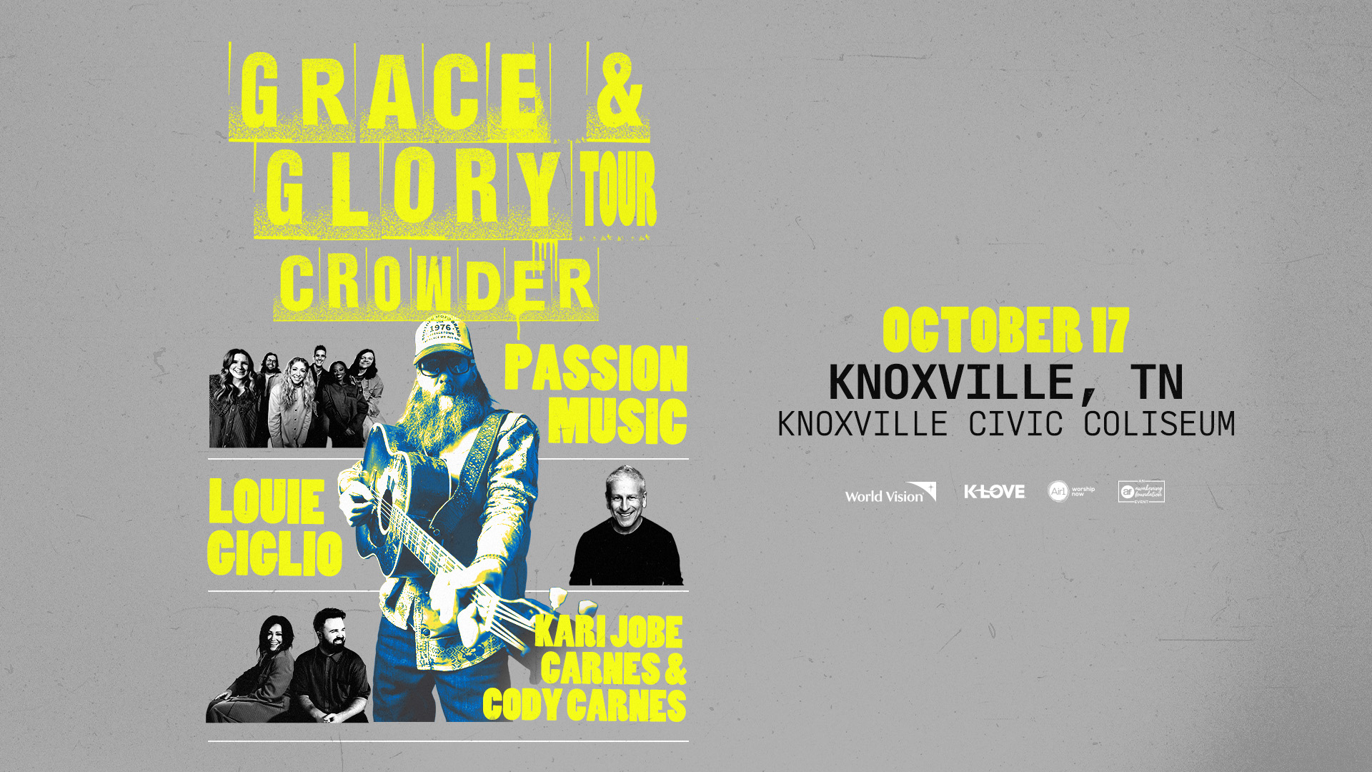 Crowder: Grace & Glory Tour