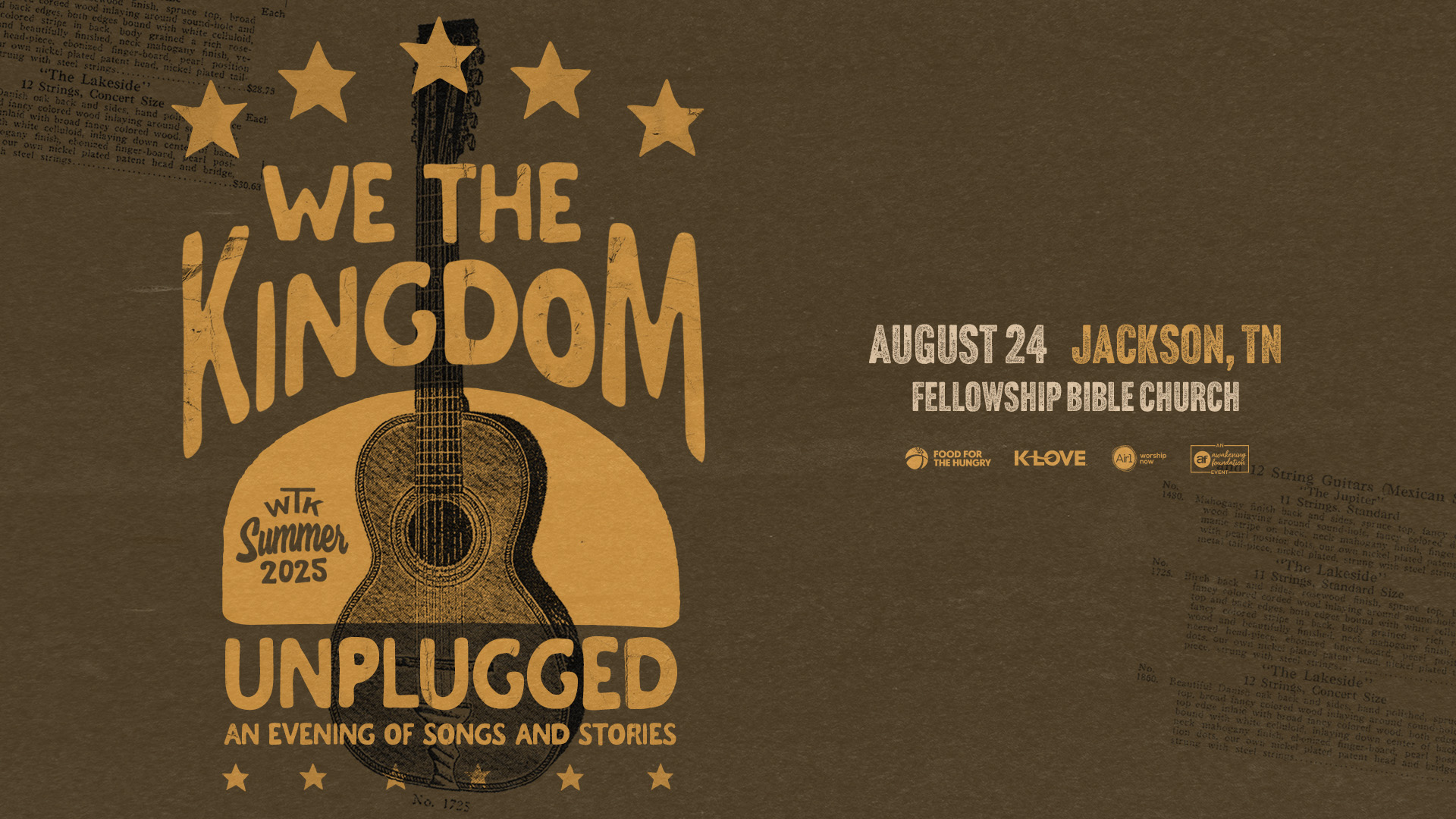 We The Kingdom's Unplugged Tour