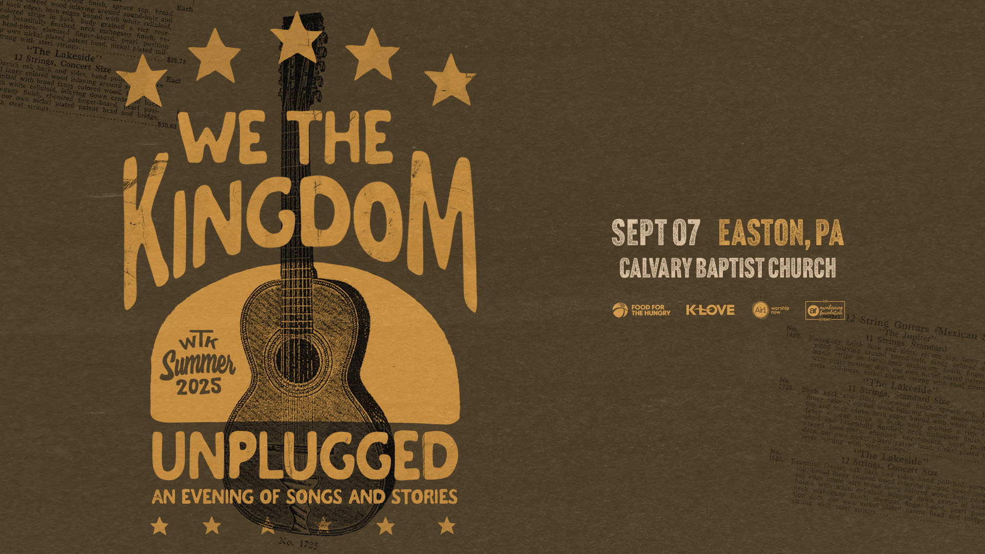 We The Kingdom's Unplugged Tour