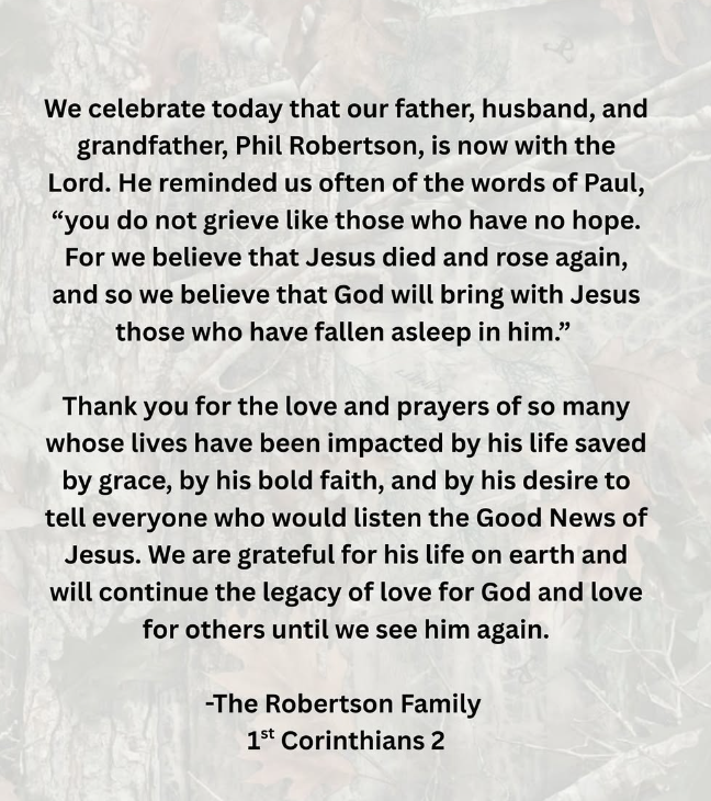 Family announcement