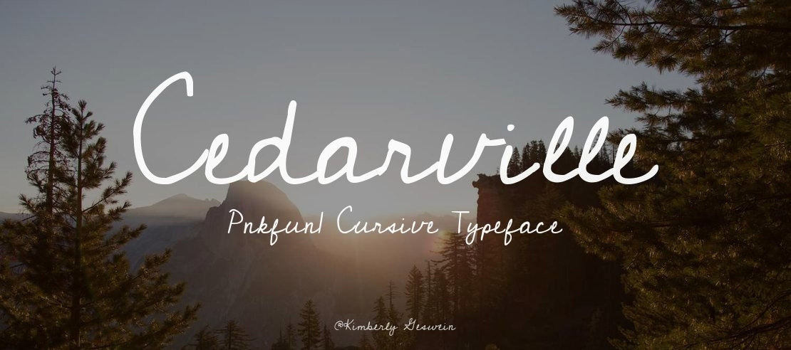 font example