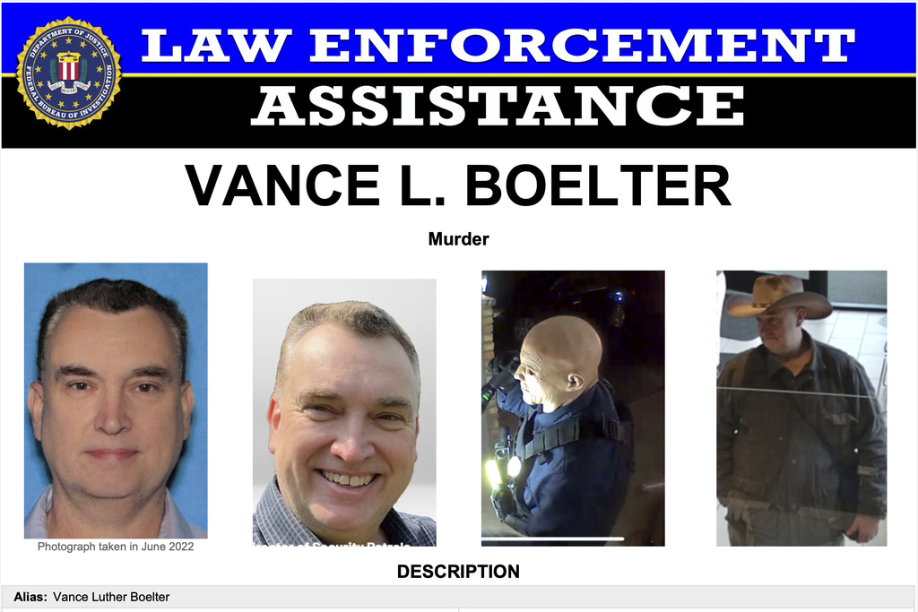 Photos of suspect Vance L. Boelter