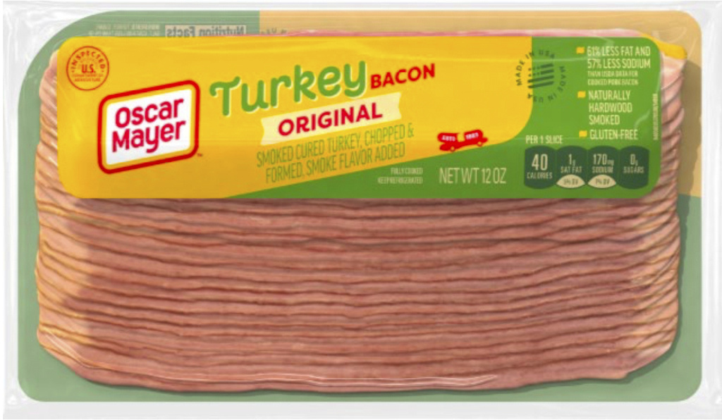 Recalled Oscar Mayer turkey bacon