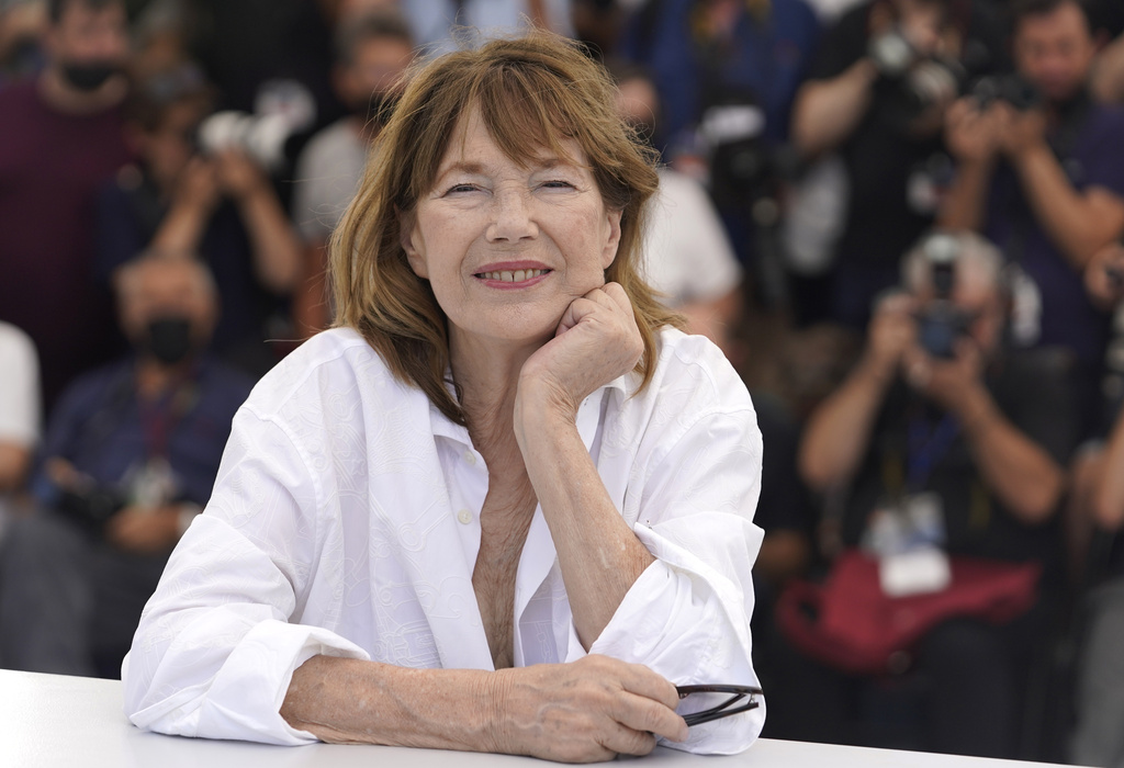 Jane Birkin poses for photographers at the photo call for the film