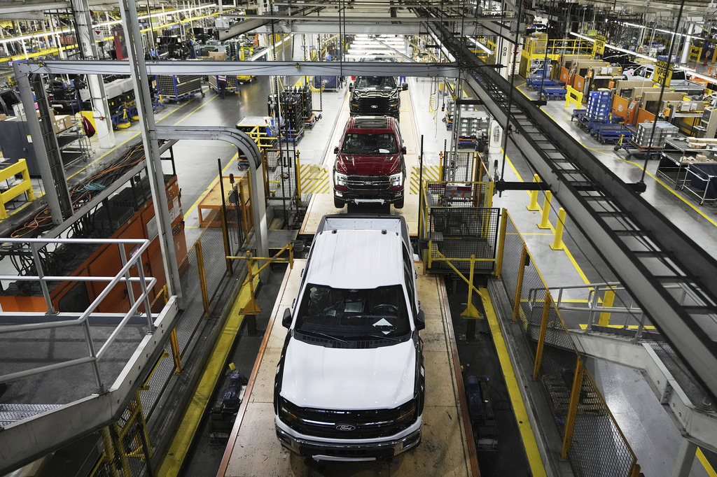 The 2024 Ford F-150 truck is assembled at the Dearborn Truck Plant in Dearborn, Mich.